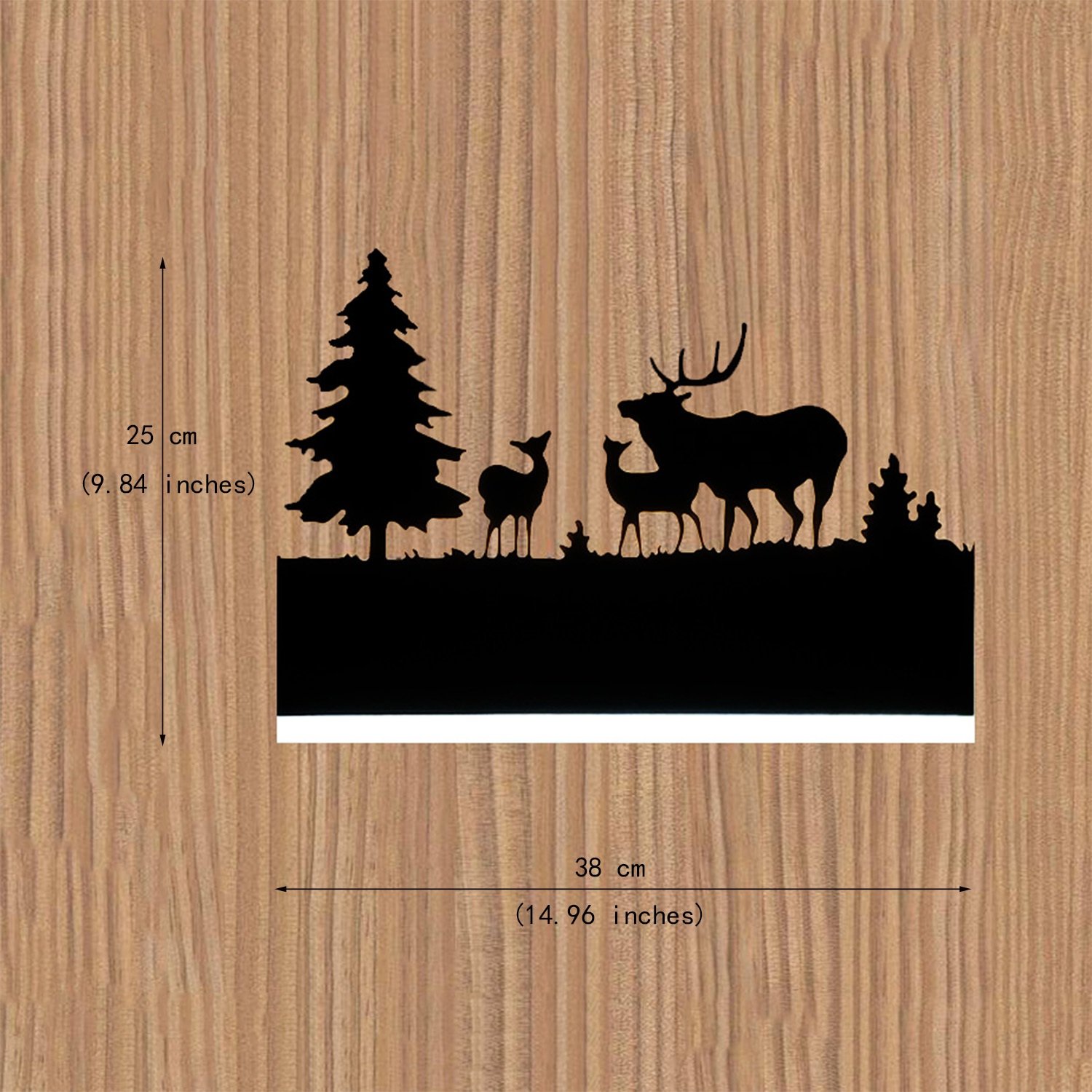 FYLARY Lampada da Parete LED Su e Giù Applique da interno Ferro Leggero Corpo Cervo Design per Bar Corridoio Decorazione, 12W