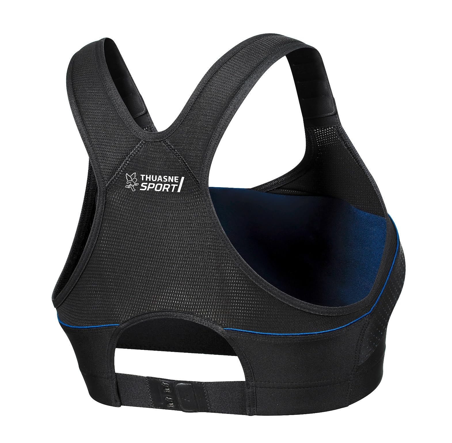 Thuasne - Brassière de Sport Top' Strap X-Back - Maintien Fort, Extrême - Adaptée pour Sports à Fort Impact - Bande de Maintien Brevetée - Bretelles Matelassées Réglables
