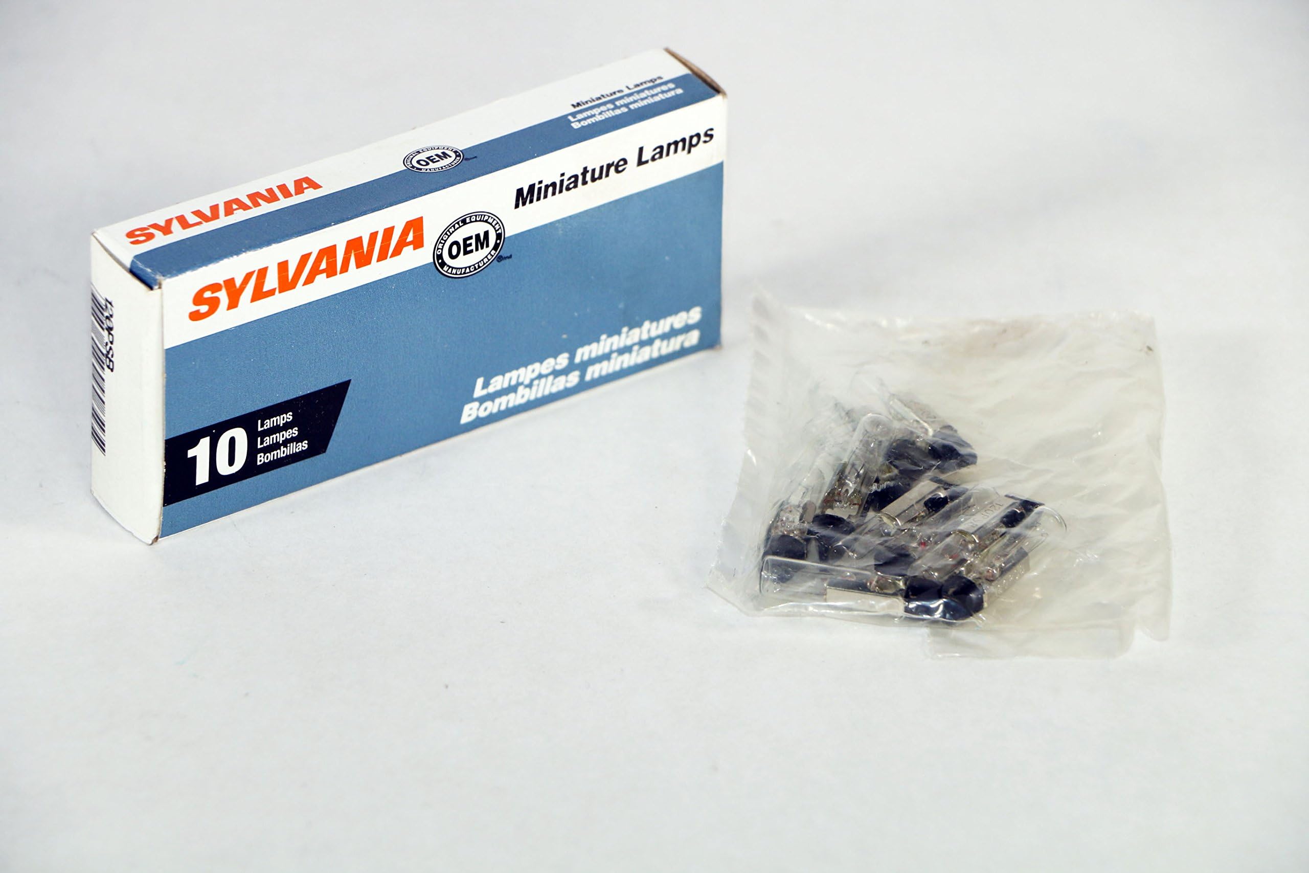 Sylvania 120PSB Miniature Lamp Light Bulb 34557 (Pack of 10)