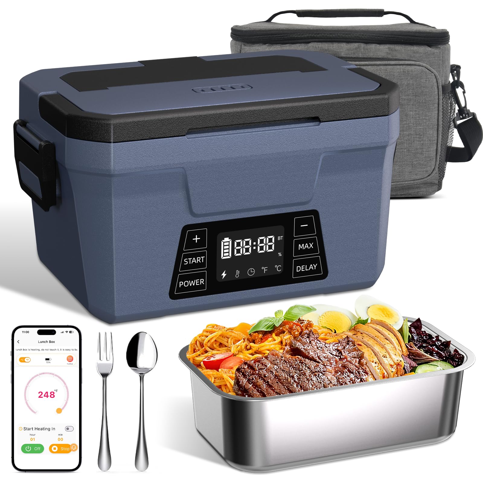 Akhia Cordless Electric Lunch Box