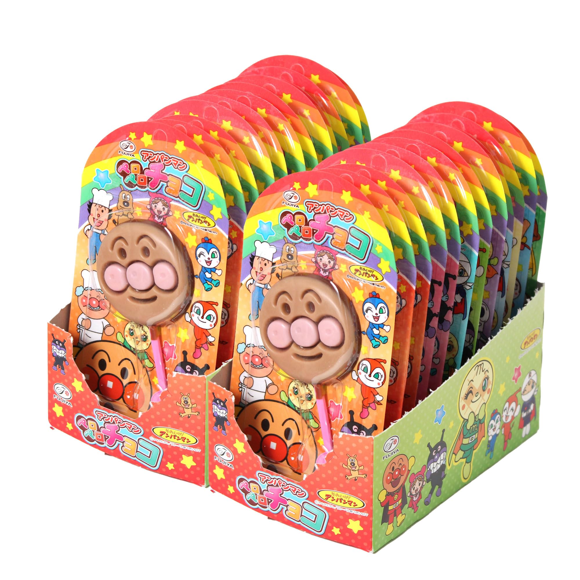 Amazon.co.jp: 不二家 アンパンマンペロペロチョコ 2PACK 計24個入