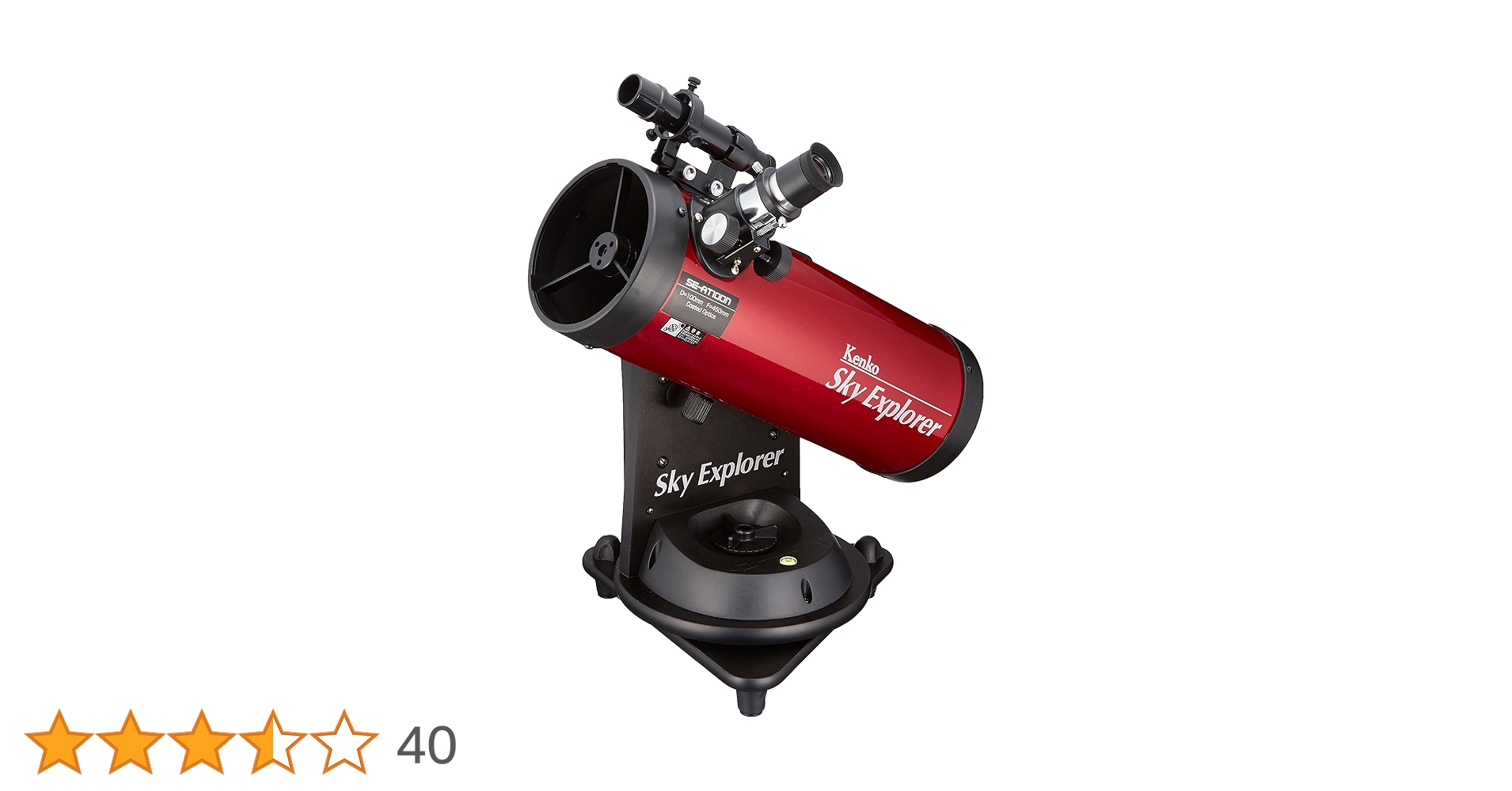 Kenko 天体望遠鏡 Sky Explore SE-AT100N RD 反射式 口径100mm 焦点距離450mm 卓上型 自動追尾機能付 SE-AT100N RD i8my1cf Amazon | Kenko 天体望遠鏡 Sky Explore SE-AT100N RD 反射式
