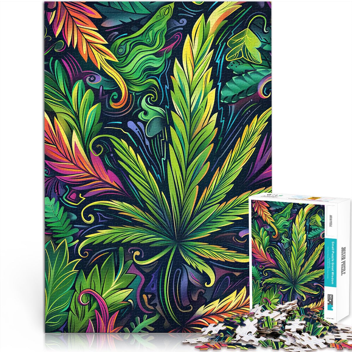 Schwierig Schwer Unkraut 2000-teilige Puzzles für Teenager 70x100cm Wanddekoration Einzigartige Geburtstags ab 14 Jahren