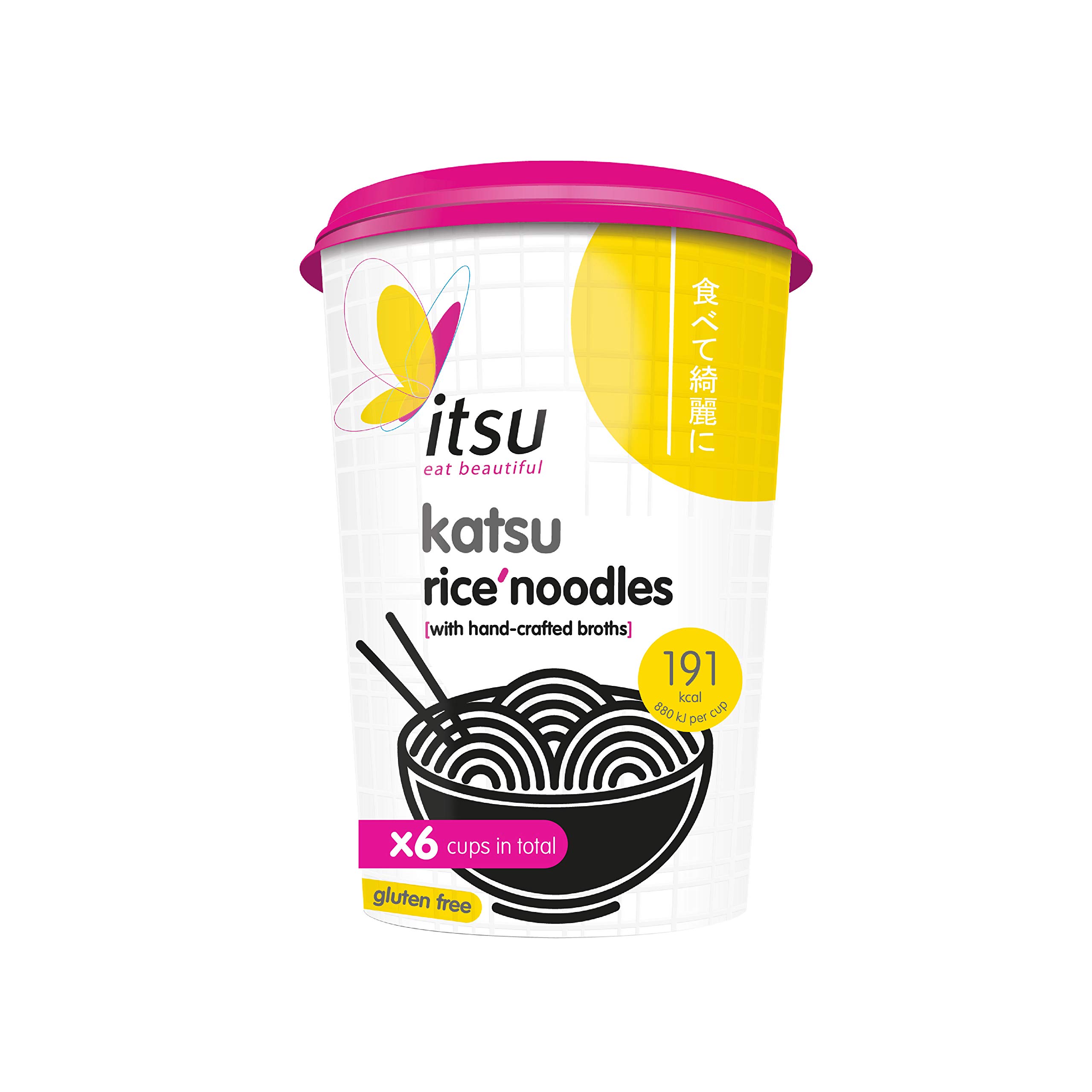 itsu Katsu Instant Noodles Gluten Free Cup (Pack of 6) Buy Online in