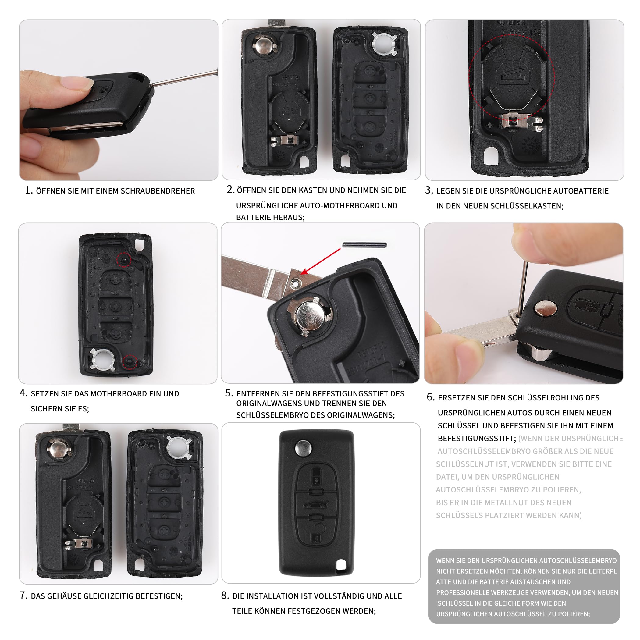 Coque clé plip boitier 2BTS Citroën C2-C3-C4 picasso-berlingo-ds3 CE0523 Rainure Coque clé plip boitier 2BTS Citroën C2-C3-C4 picasso-berlingo-ds3 CE0523 Rainure