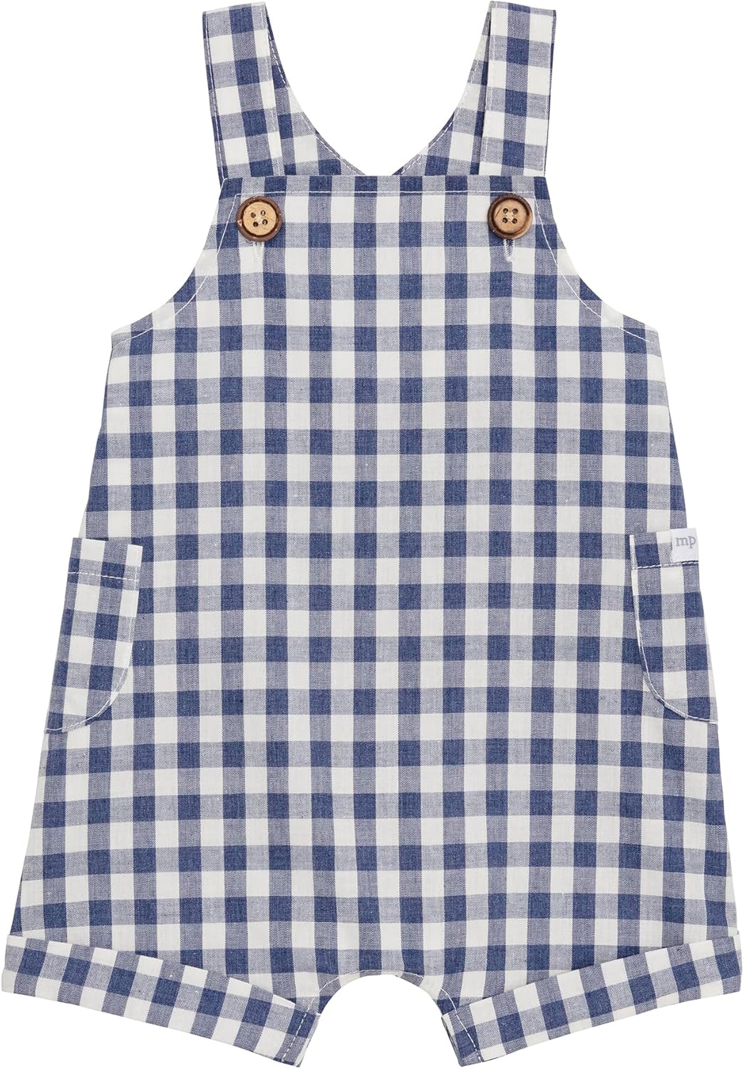 Mud Pie Baby Boy Gingham Shortall