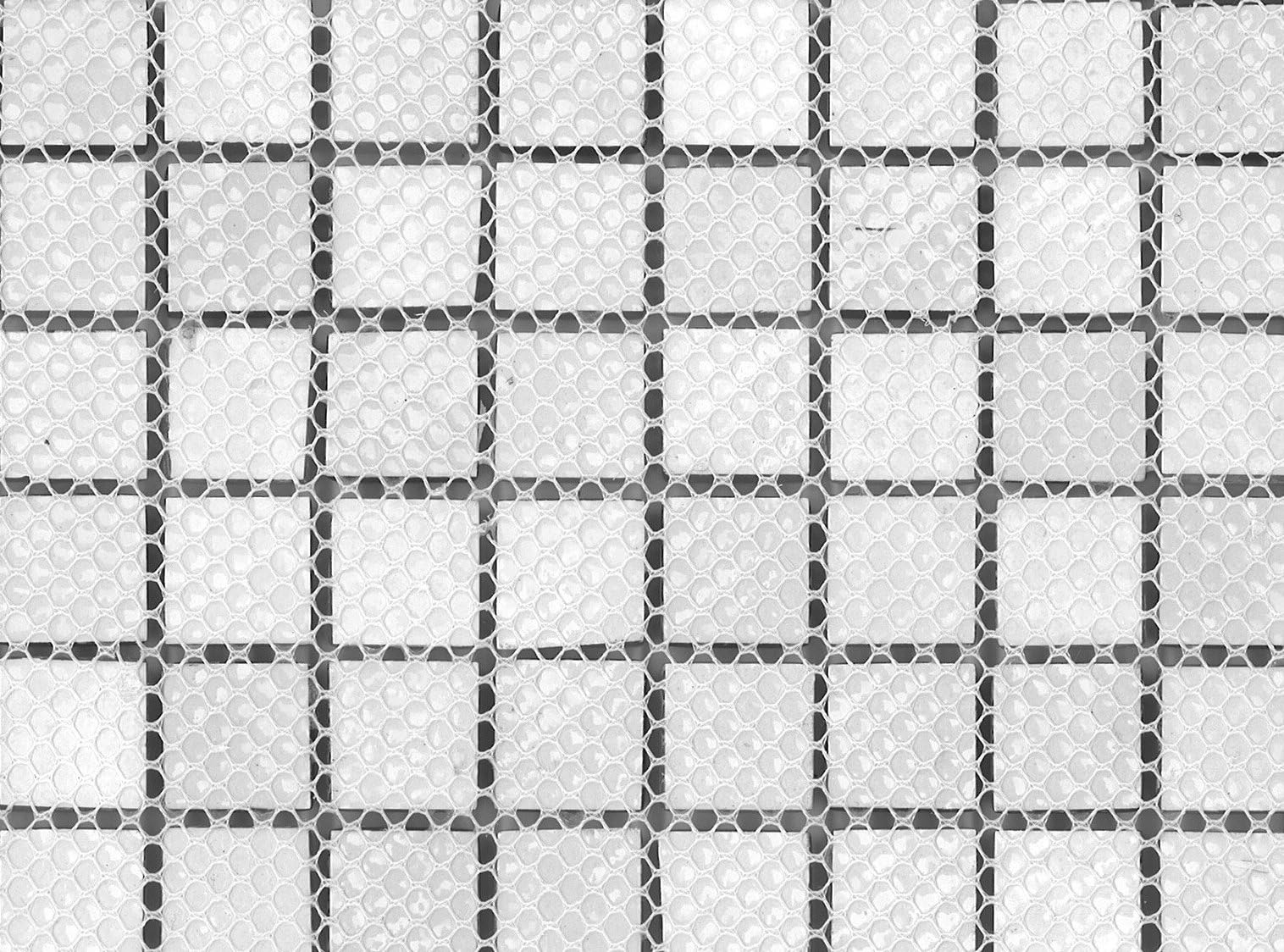 Interceramic INSBM1X1GARCT Shimmer Blends Mosaic Glass Tile, 1-by-1-Inch Tile on a 12-by-12-Inch Mosaic Mesh, Garden Matte, 11-Pack