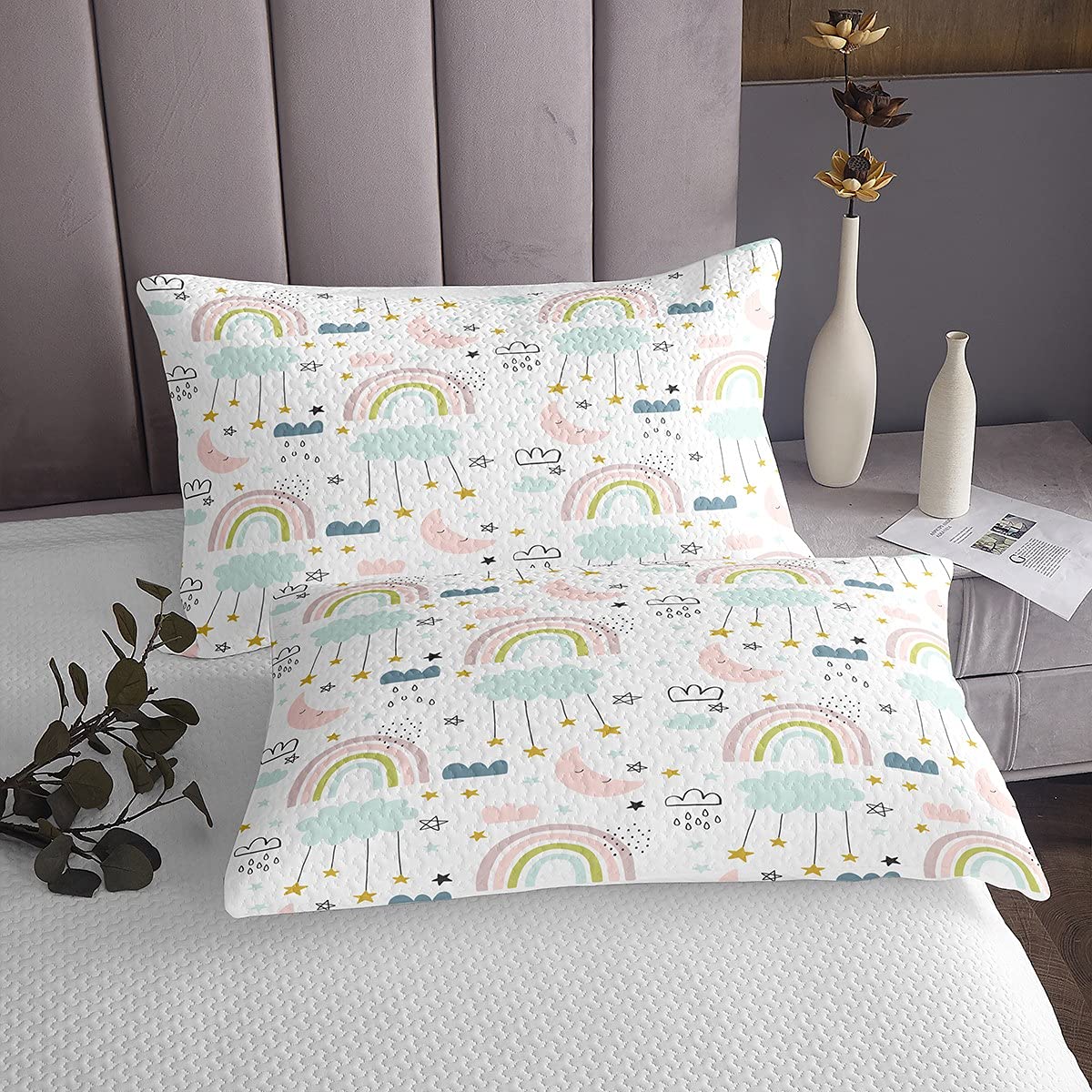 Set di biancheria da letto 2/3 pezzi con lavorazione in microfibra