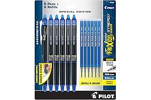PILOT FriXion Clicker Retractable Erasable Gel Pens Fine Point 0.5mm