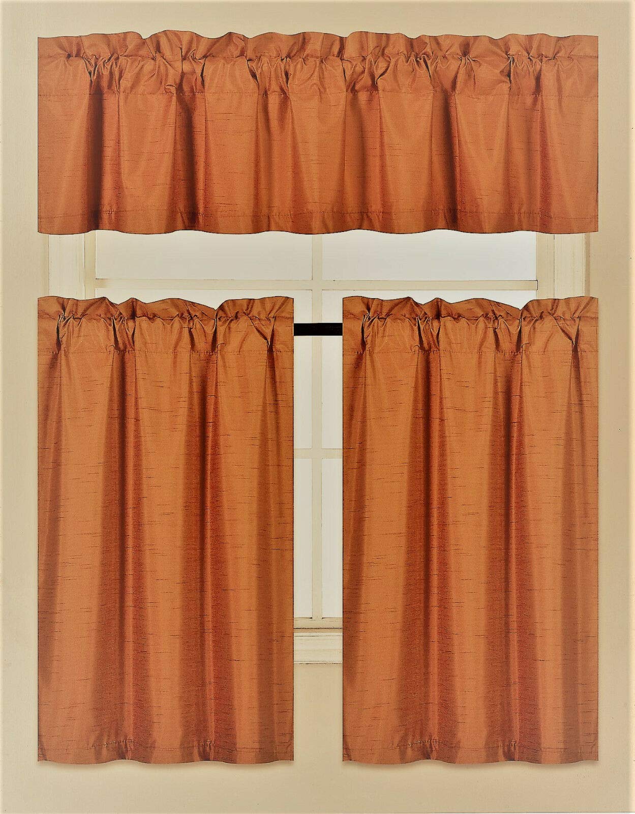 Rust Kitchen Curtains Curtains & Drapes