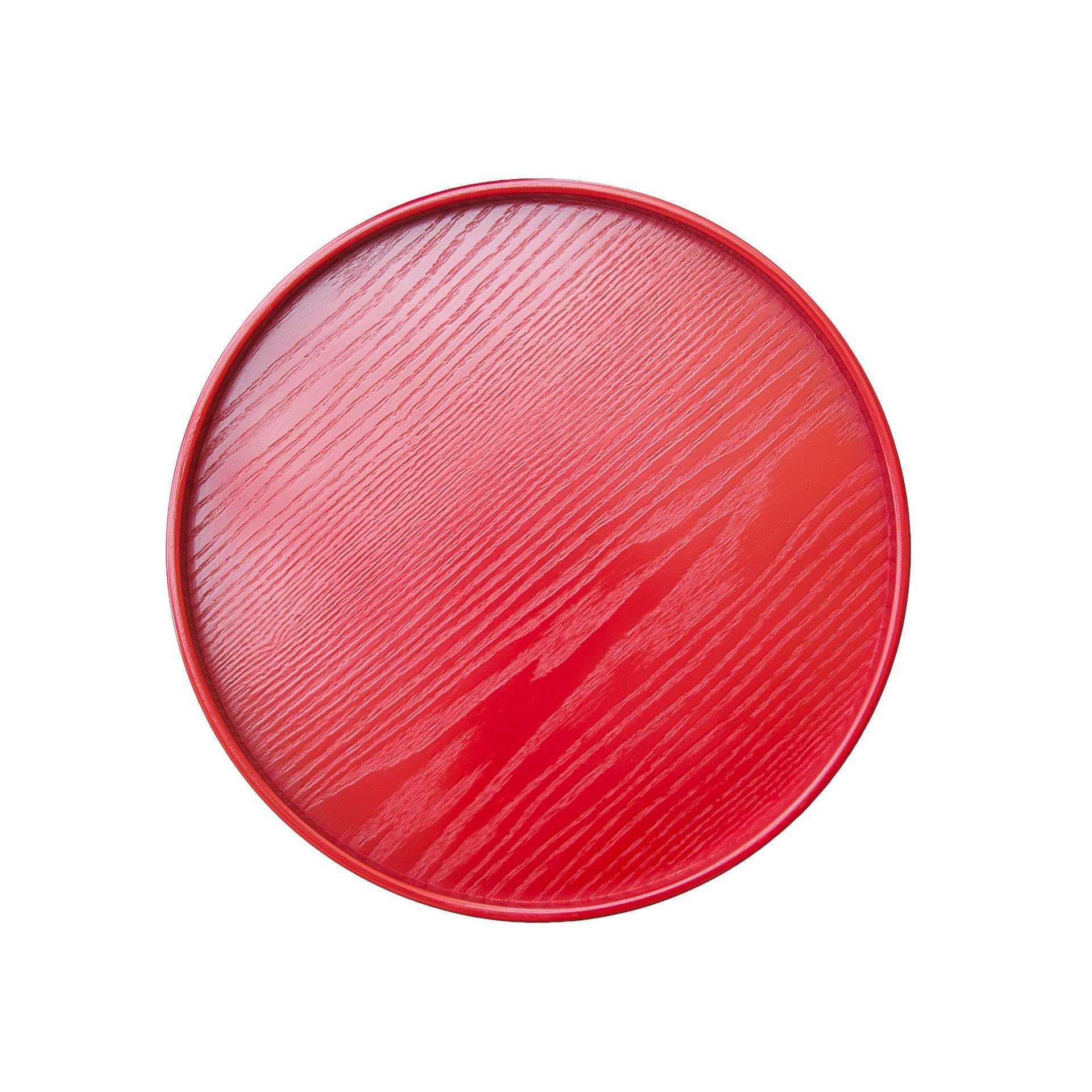 Amazon｜Sadior 丸盆 木製 丸トレー 原木色 お盆 漆塗り 直径21