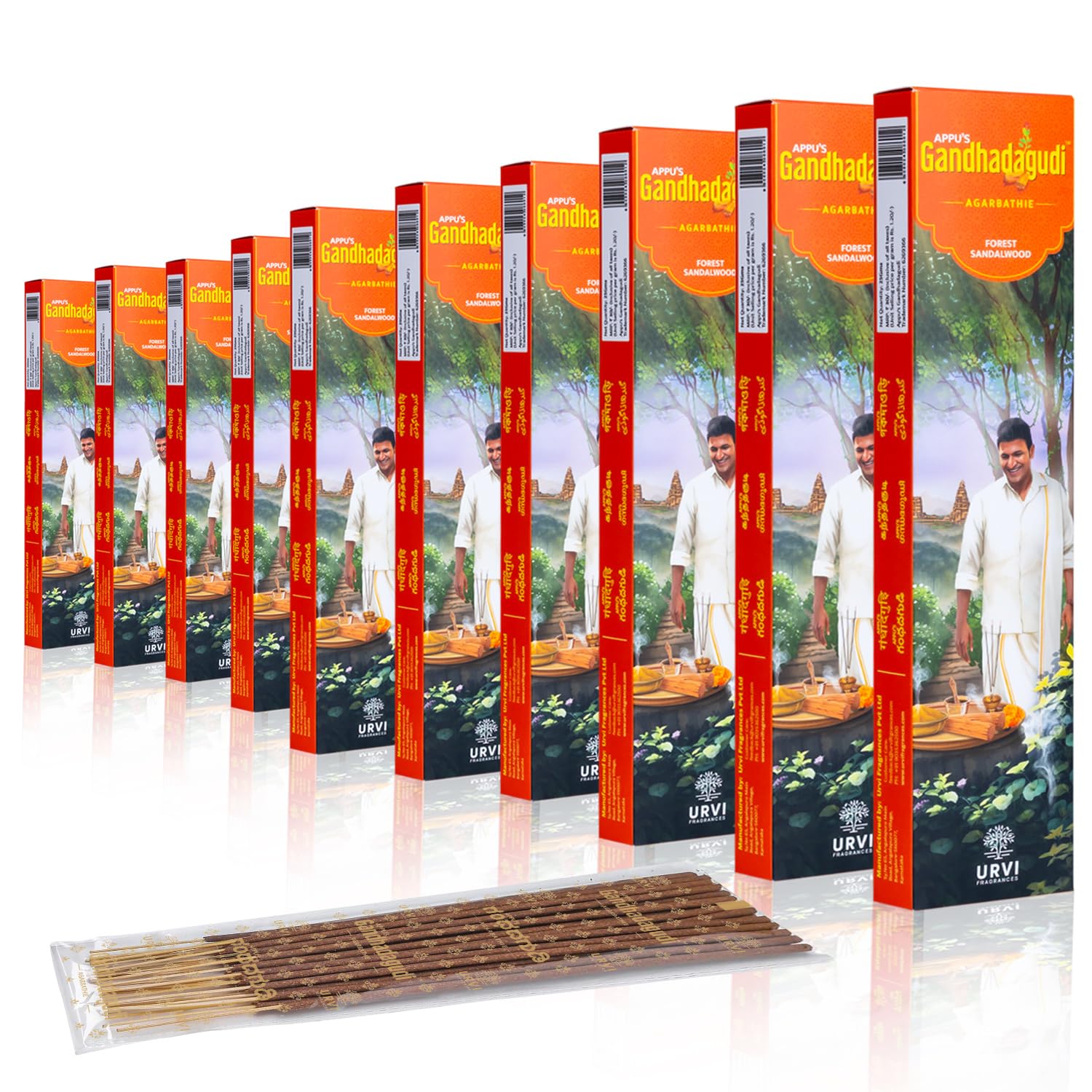 See full amazon price history chart for APPUs Gandhadagudi Agarbatti | Forest Sandalwood Incense Dhoop Sticks for Puja, Meditation, Prayer, Festivals and Occasions, Natural Fragrance, Dispells Stress and Bad Odour (25 Grams) (Pack of 10) APPUs Gandhadagudi Agarbatti | Forest Sandalwood Incense Dhoop Sticks for Puja, Meditation, Prayer, Festivals and Occasions, Natural Fragrance, Dispells Stress and Bad Odour (25 Grams) (Pack of 10) (B0D2HJQYTZ) Amazon Price History, Amazon Price Tracker