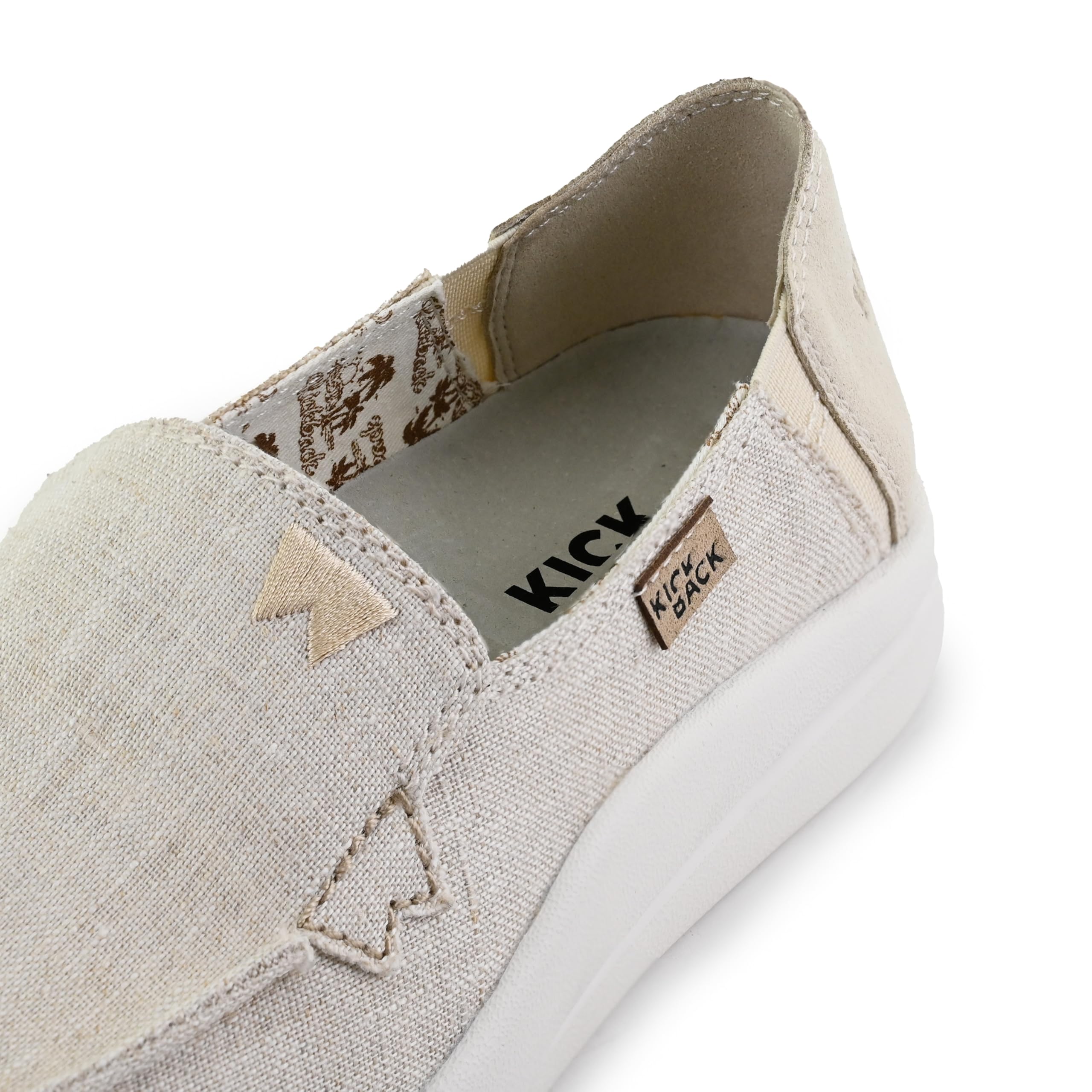 Kickback Rizzo Mocasín para Mujer - Slip On Moc Toe Zapatilla de Deporte Ligera - Confort Relajado para Todo el día - Plantilla ortopédica Forrada en Piel - Calzado Casual de Verano
