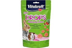 Vitakraft Star Drops Watermelon Flavor Rabbit, Guinea Pig & Chinchilla Treat