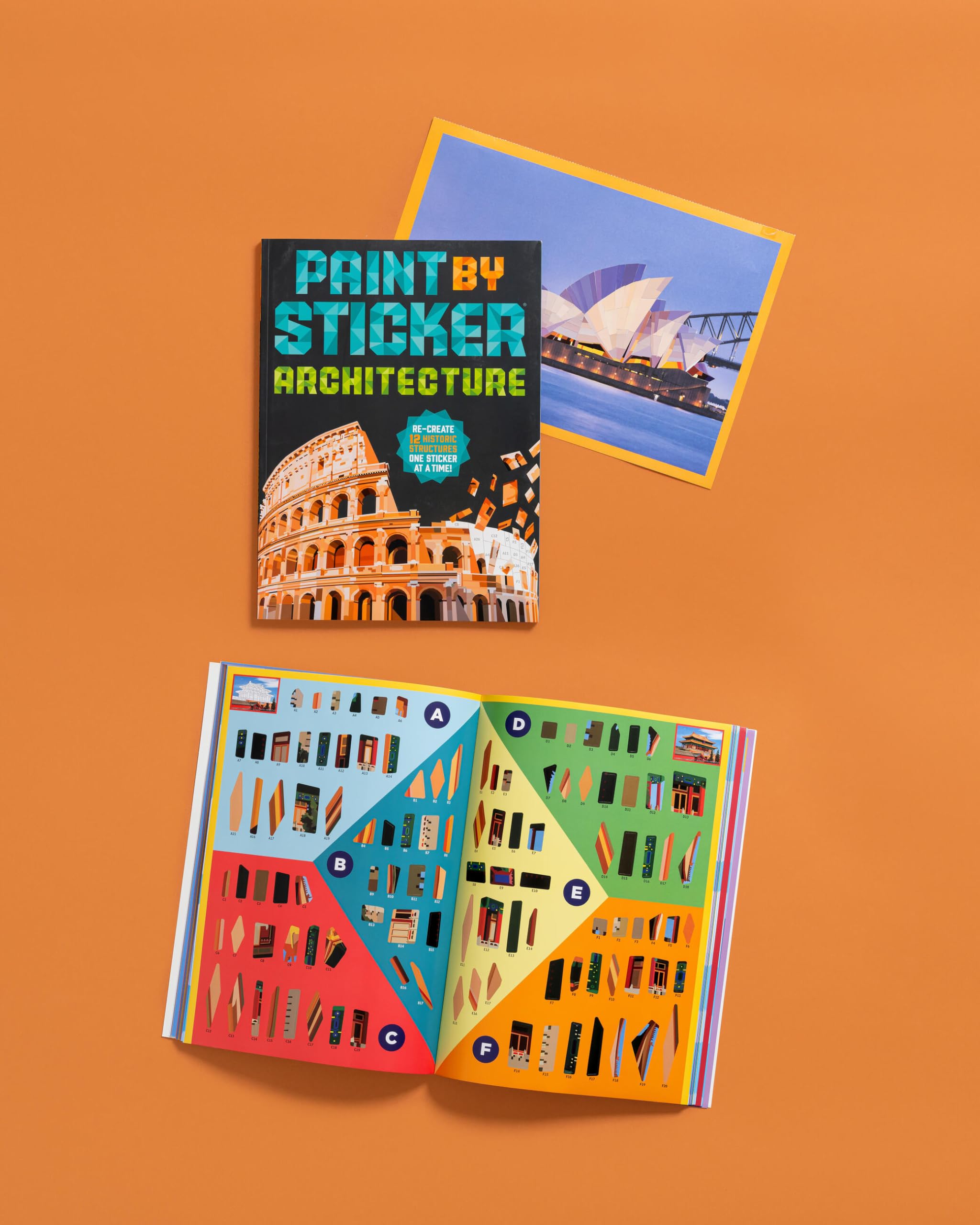 Paint by Sticker (Official): Architecture: Re-create 12 Historic Structures One Sticker at a Time!