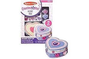 Melissa & Doug Created by Me! Heart Box Wooden Craft Kit