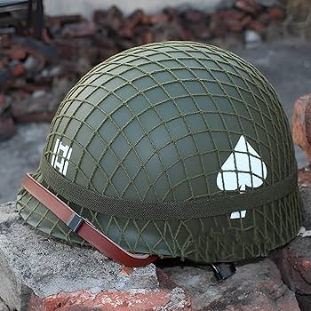Amazon.co.jp: WW2 米軍 M1 ヘルメット - ヴィンテージ ミッチェル迷彩