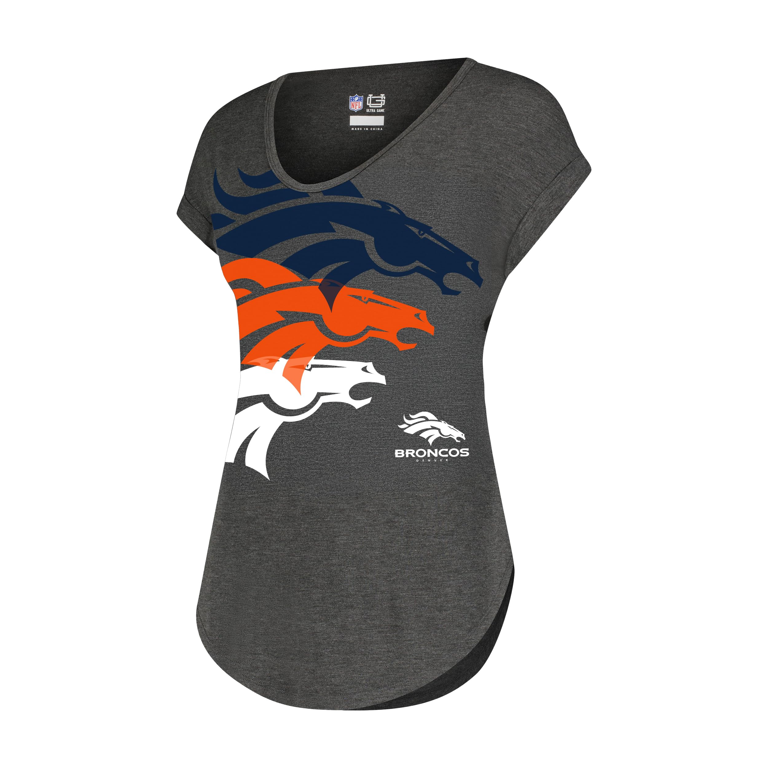 Women’s NFL Official Super Soft Modal Vintage V-Neck T-Shirt