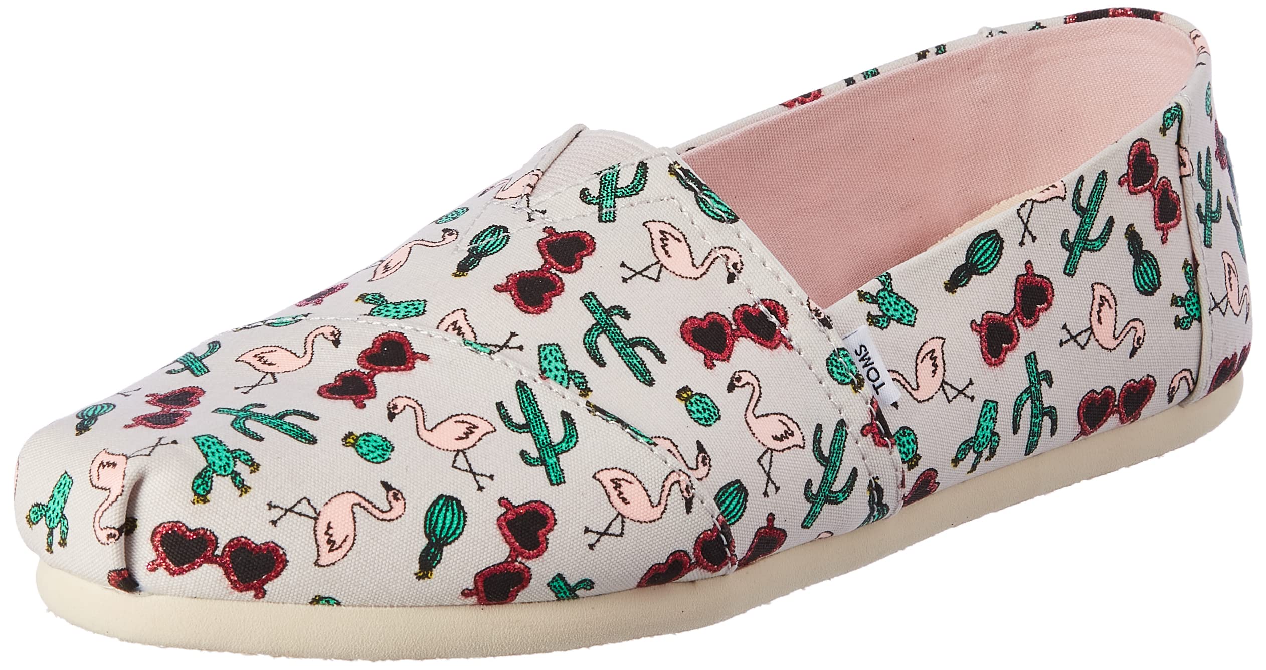 TOMS Women's Alpargata Print Loafer Flat, 6
