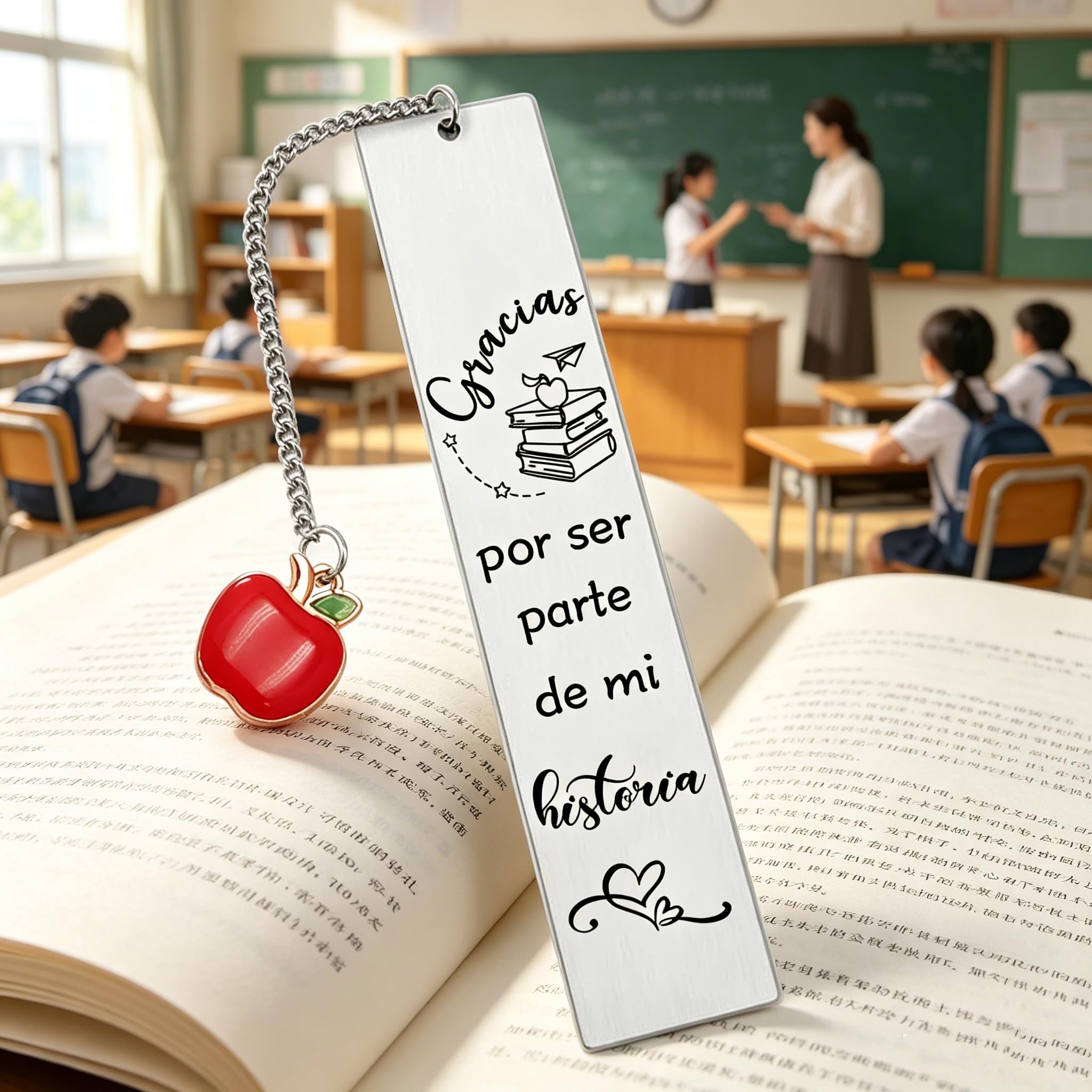 Marcadores De Libros Maestros Regalo Agradecimiento Estudiantes Graduación