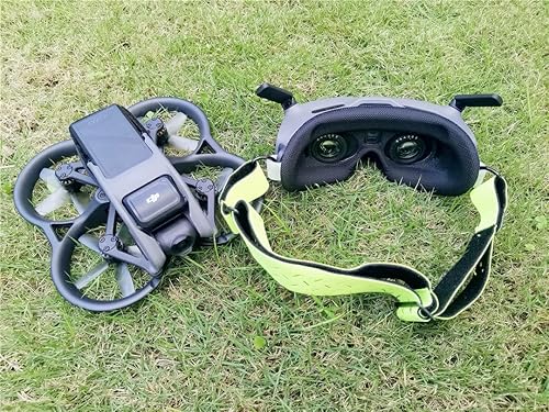 Miniatura 5 de Honlyn Máscara de esponjacubierta de protección para lentes DJI Avata 2 gafas de vuelo, máscara estéreo 3D cómoda (máscara negra + cubierta de