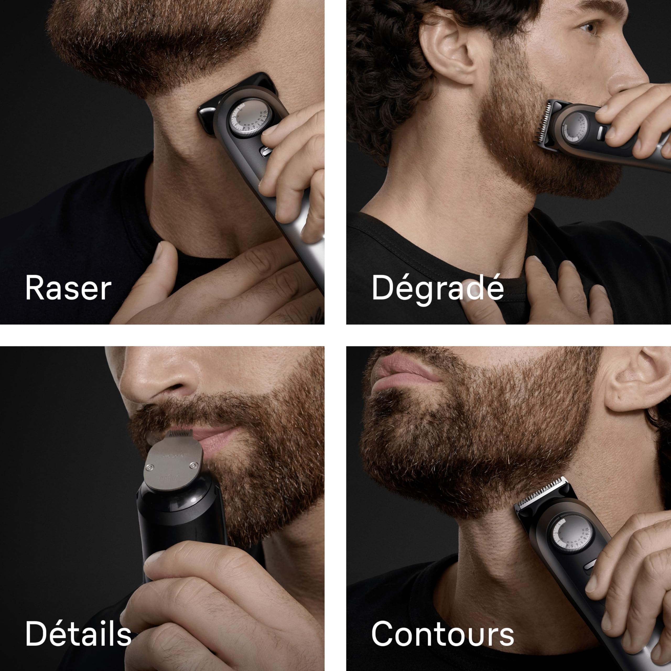 Braun Tondeuse A Barbe Electrique Pour Hommes Series 9 BT9565, Titane, Etanche, Coffret De Rasage Avec +14 Outils De Barbier, Lame Pro Blade, 52 Longueurs Pour Raser Le Visage, Kit Avec Accessoires
