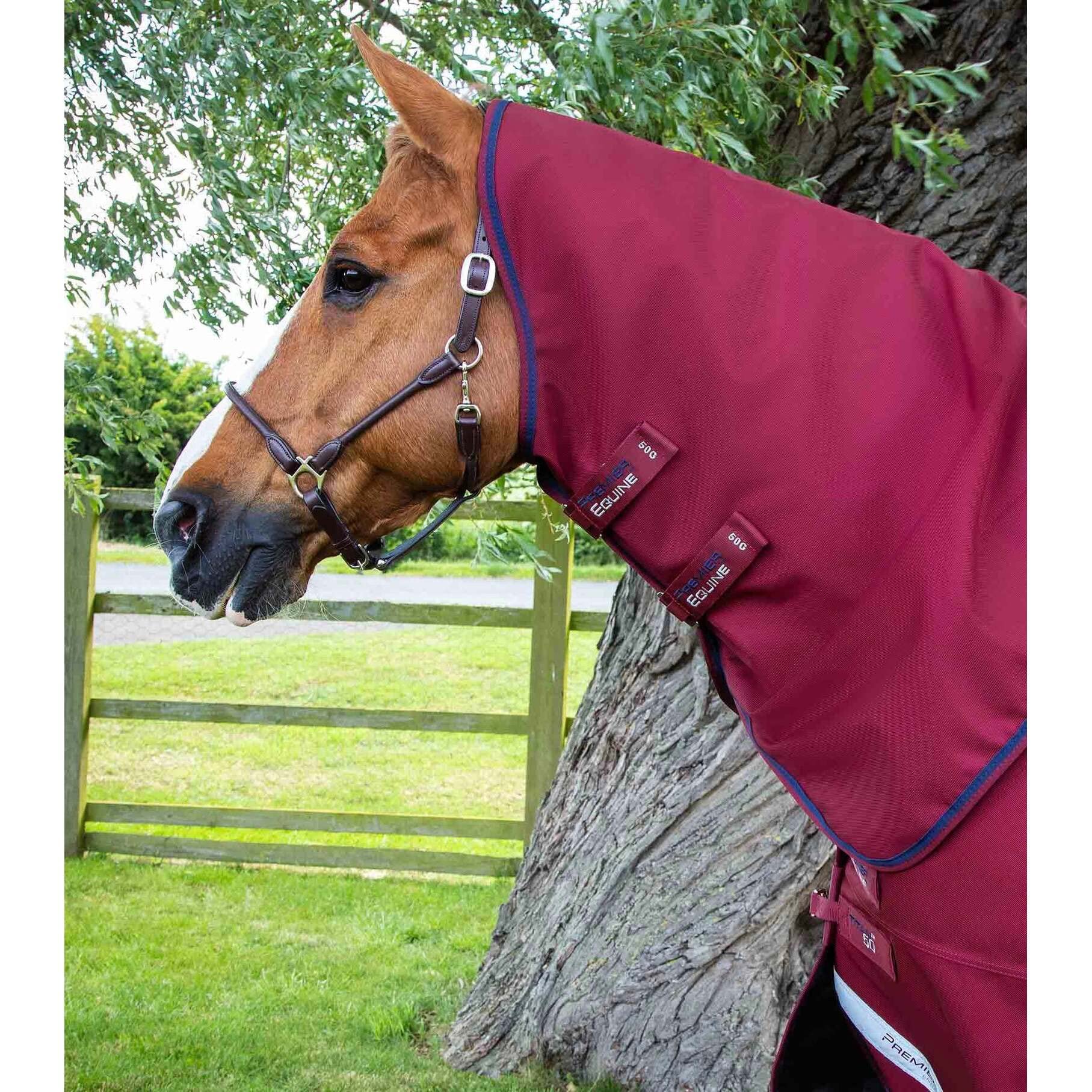 Premier Equine Manta de Exterior para Caballos con cubrecuello Titan 50 g
