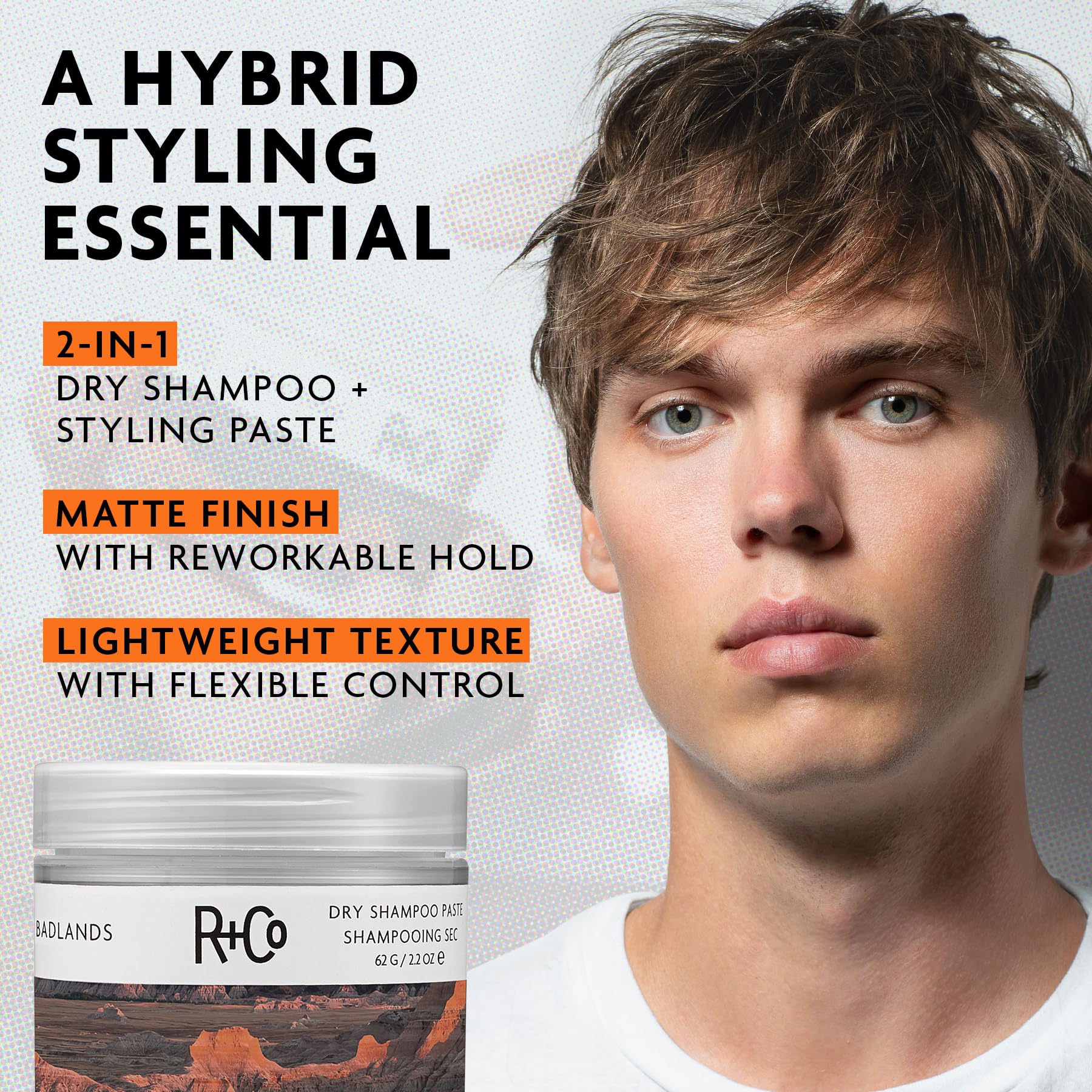 R+Co Badlands Dry Shampoo Paste 2.2 OZ