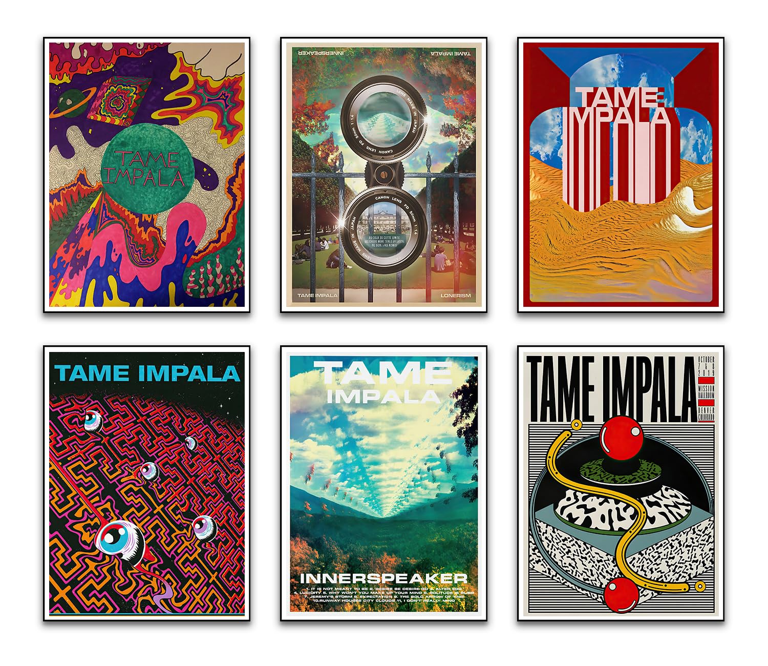 Amazon.com: Tame Impala Poster Music Canvas Wall Art Album