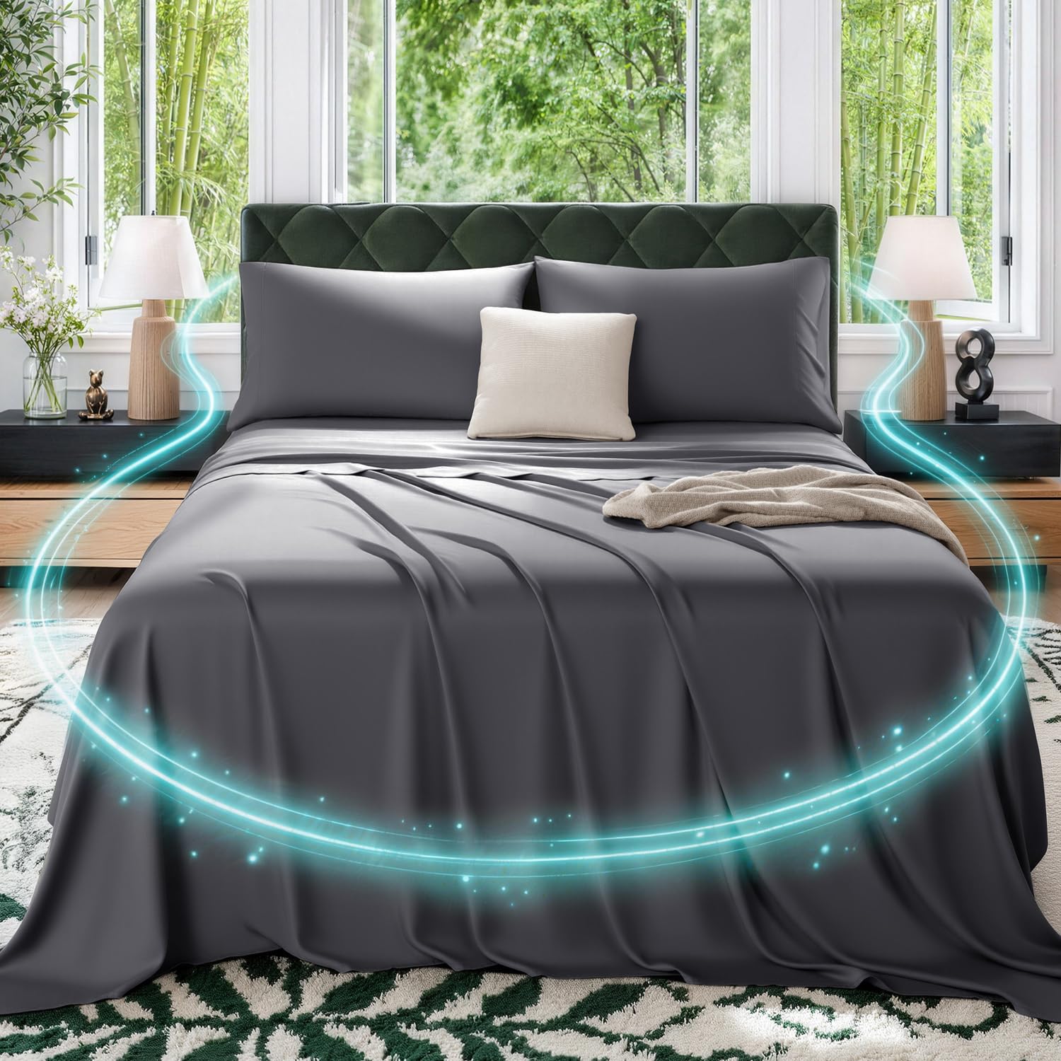 SONORO KATE Silver Infused Bed Sheets