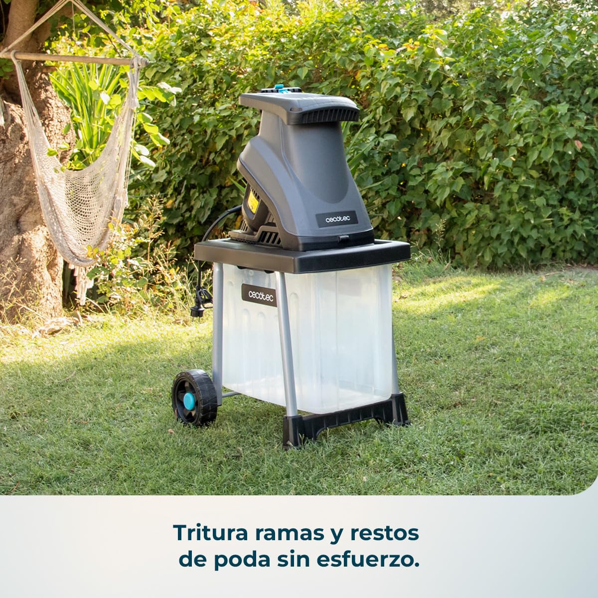 Cecotec Biotrituradora de Jardín BioCrush 3200 Grand