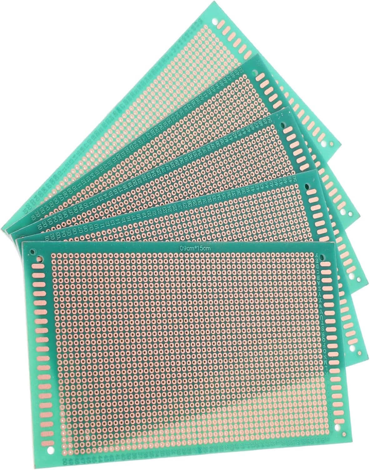 5pcs Single Sided PCB Board Kit Green Soldering Circuit Boards for Projects