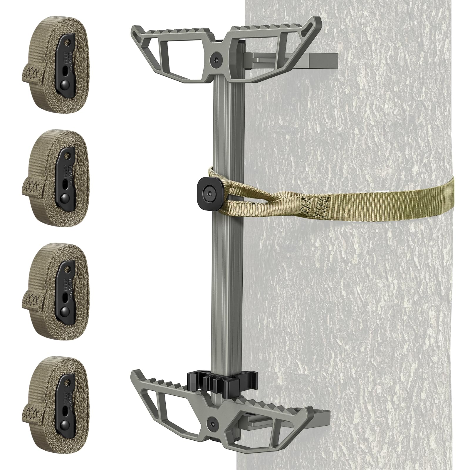 EZshoot Climbing Sticks for Hunting, Aluminum Portable Tree Climbing Steps