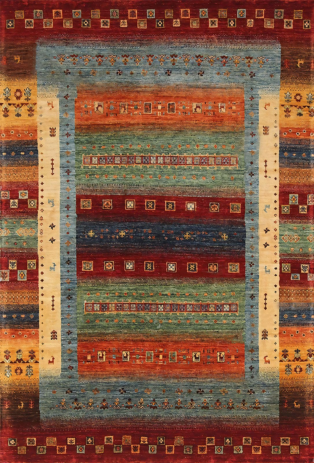 Tapis de Couloir Antidérapant Tapis Couloir Long Lavable en Machine 90 x 220 cm Tapis de Salon, Tapis de Chambre pour l'entrée, la Chambre et la Cuisine Devant Evier