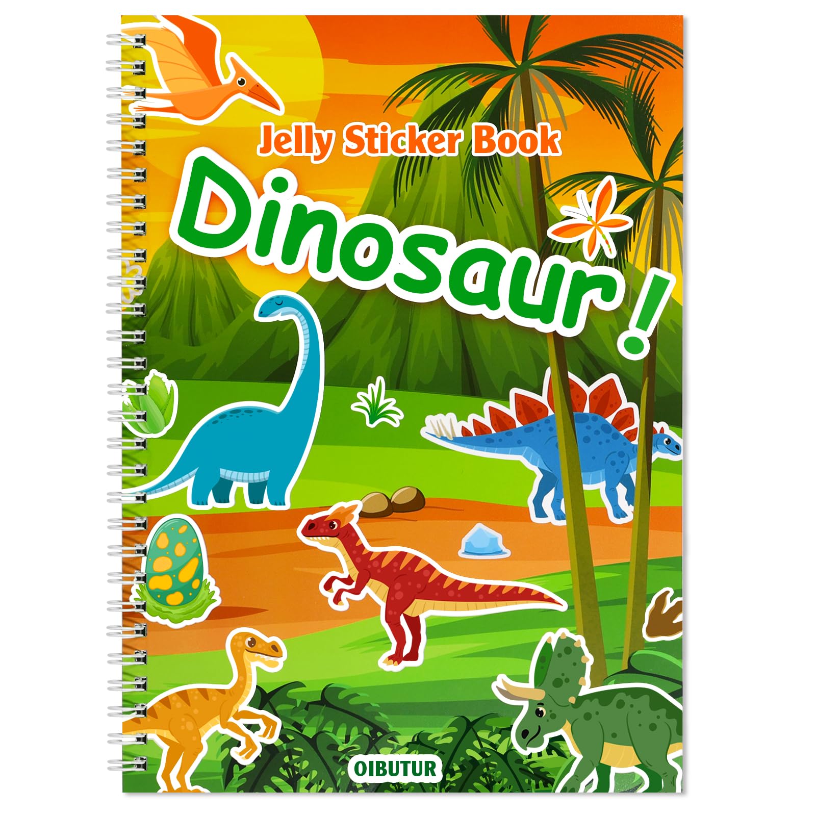 Reusable Sticker Book for 2 3 4 Year Olds Kids