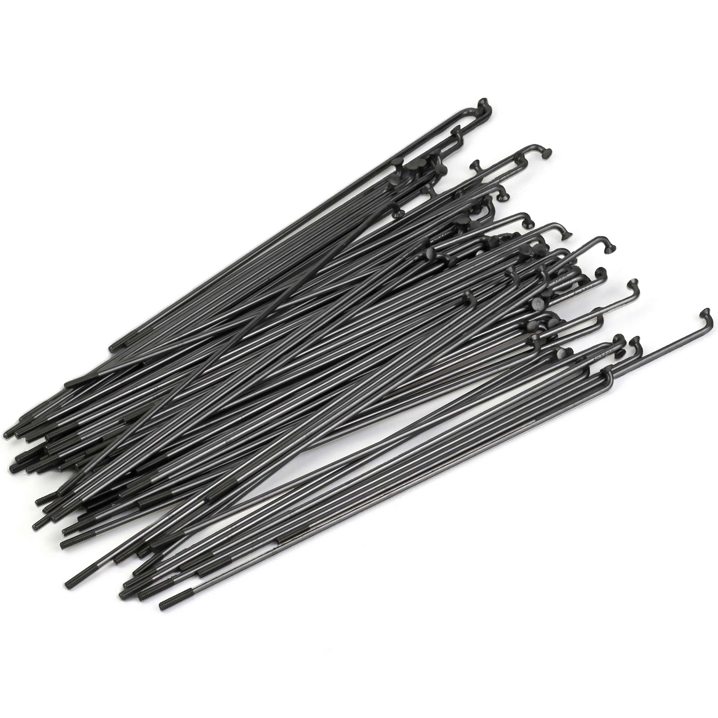 Sapim Leader Plain 14 Gague Spokes, Box of 100, Black, 284mm