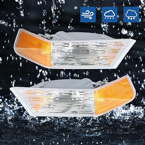 Miniatura 7 de WFLNHB 1 par de luces direccionales delanteras izquierda y derecha, luces de esquina de repuesto para Patriot 2007-2014 lado del conductor y