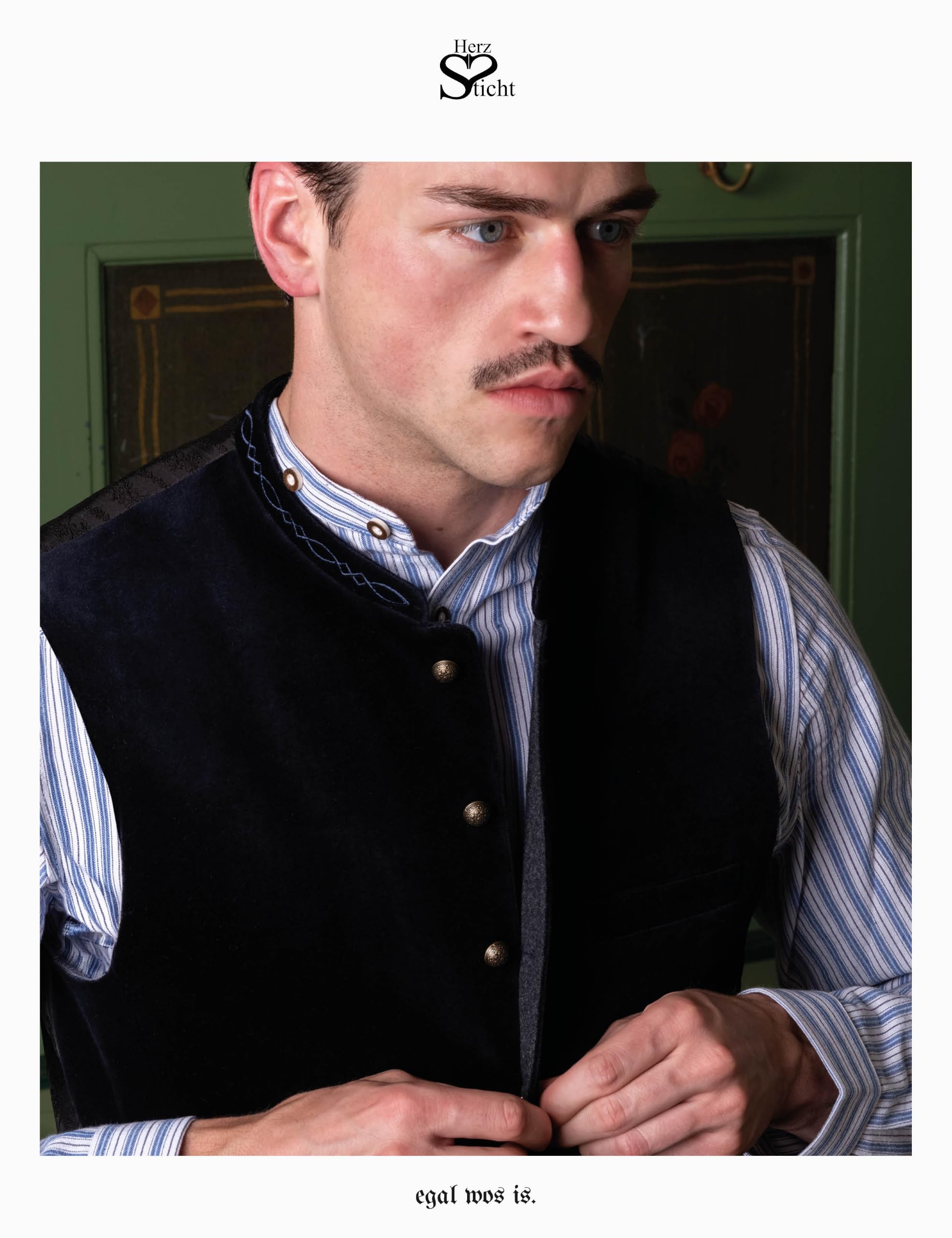 Gilet de Costume Traditionnel Homme (modèle: Petersberg)