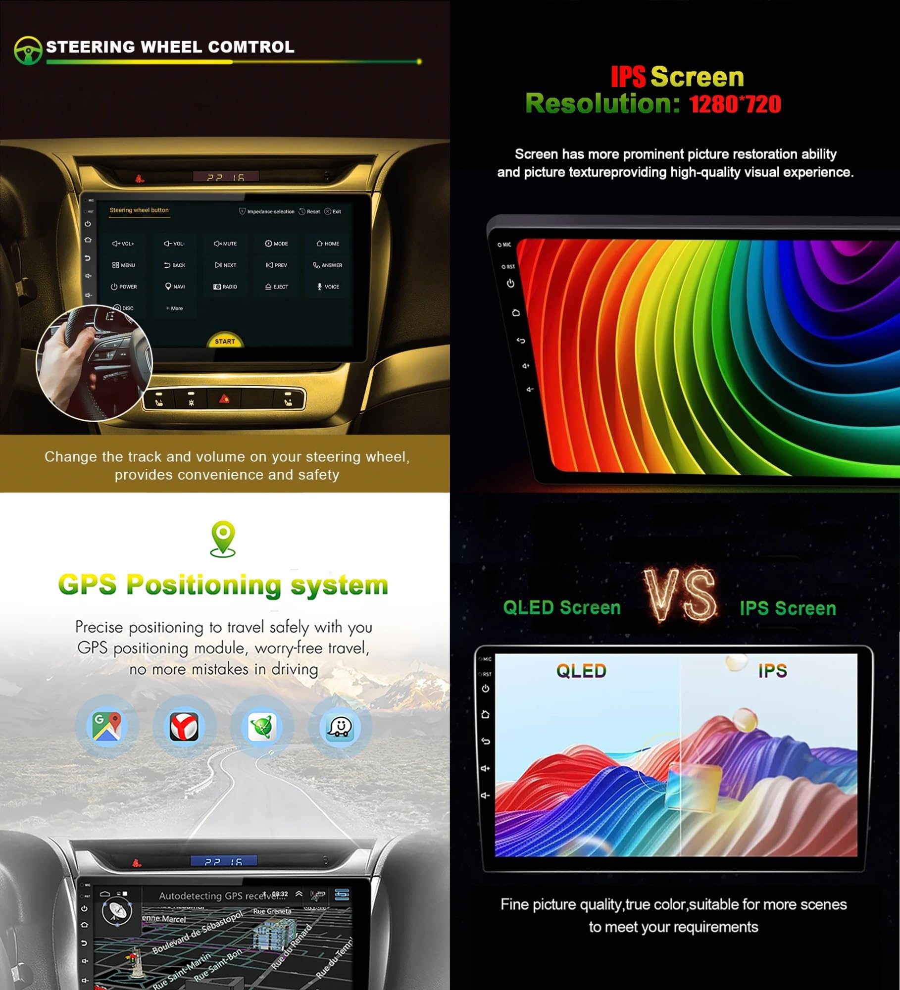 Android 9-calowy ekran dotykowy radio samochodowe stereo do Honda Jazz 3 2015-2020 z Carplay Android automatyczna nawigacja GPS z BT WiFi USB Mirror Link FM, części samochodowe (2+32G)