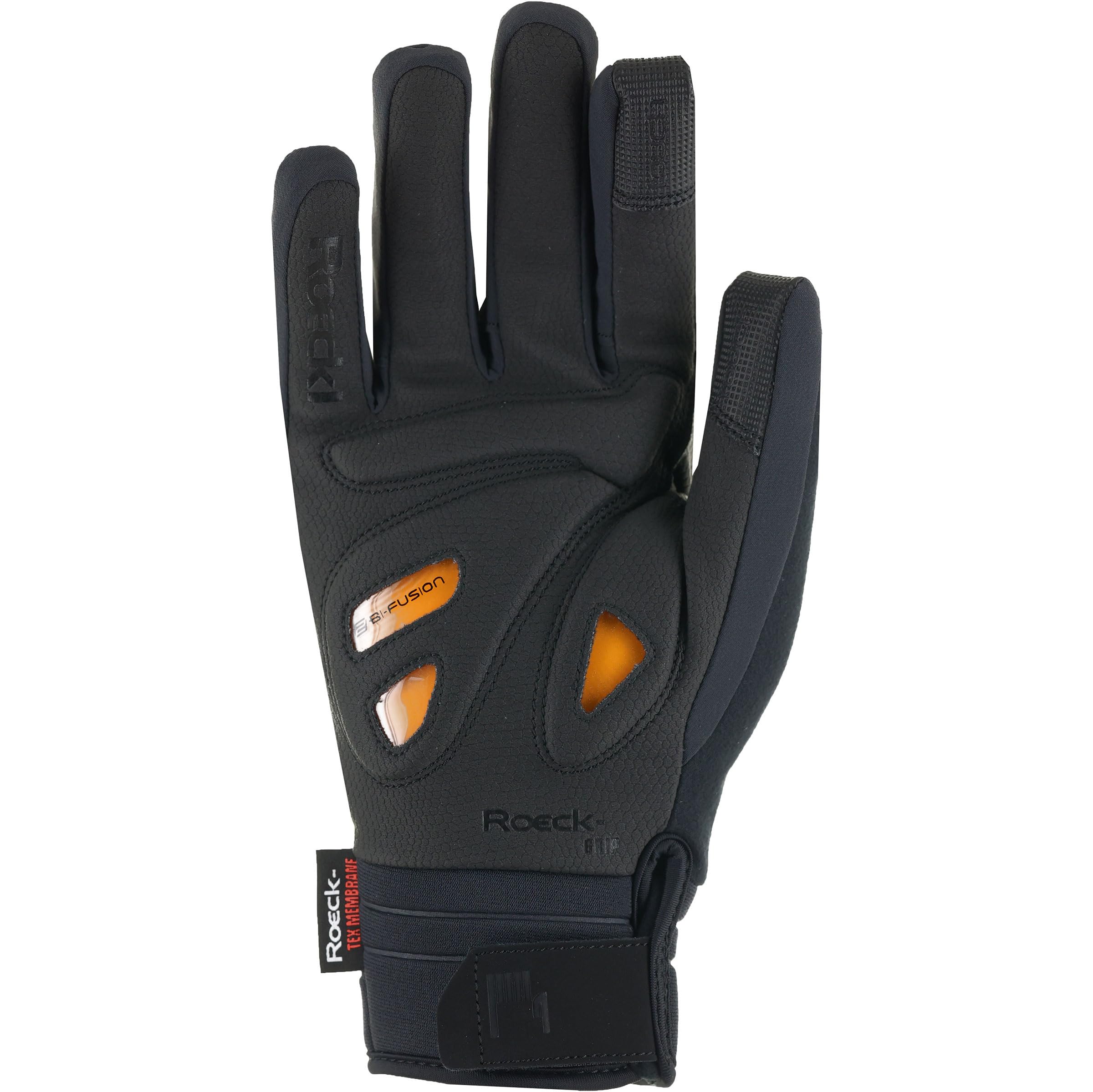 Roeckl Rothenfels Winter Fahrrad Handschuhe lang schwarz/gelb 2026: Größe: 9