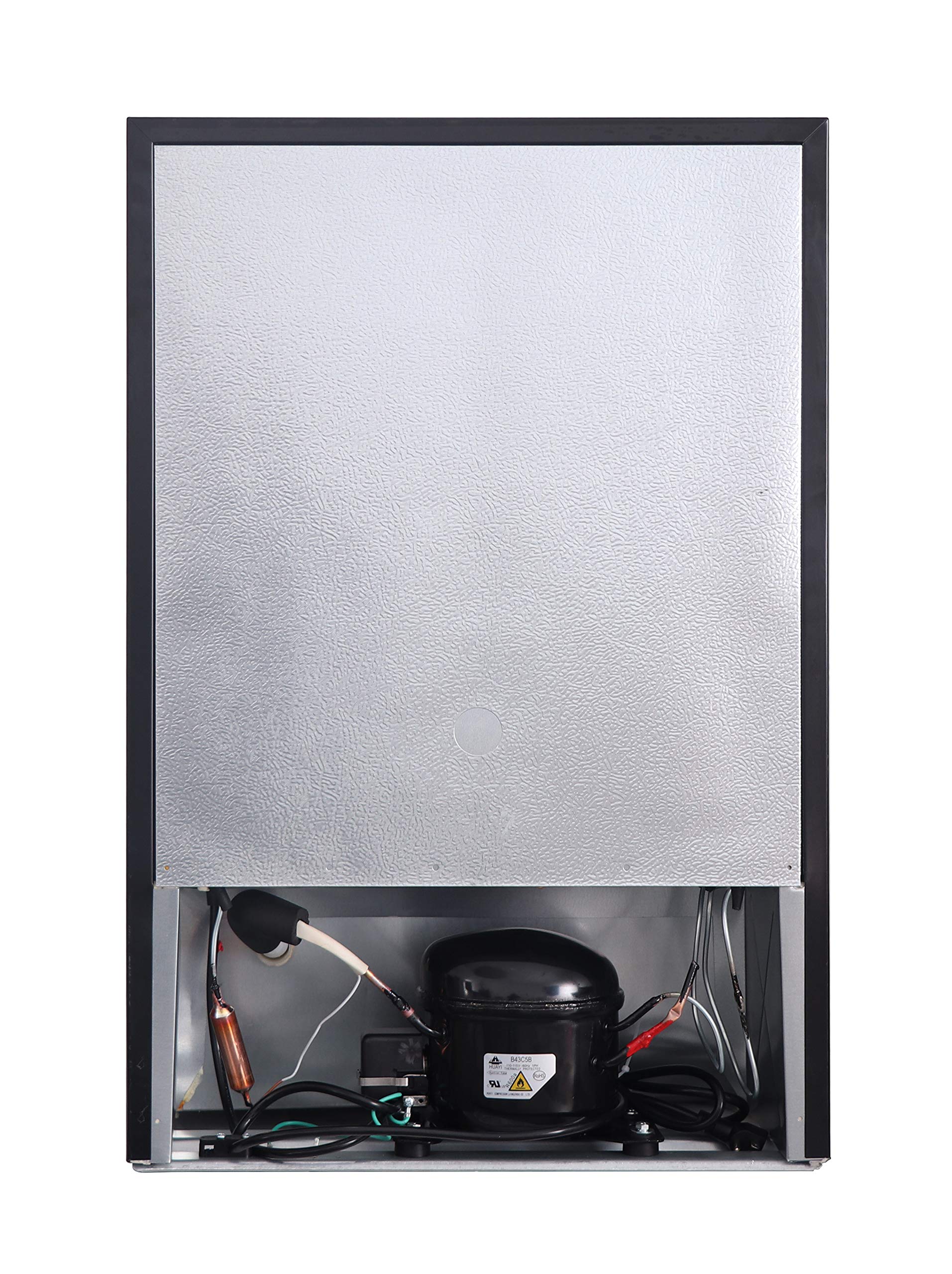 Equator Advanced Appliances Conserv 3 Cu. Ft. Midi Upright Freezer, Stainless on Fridge.com - View 3