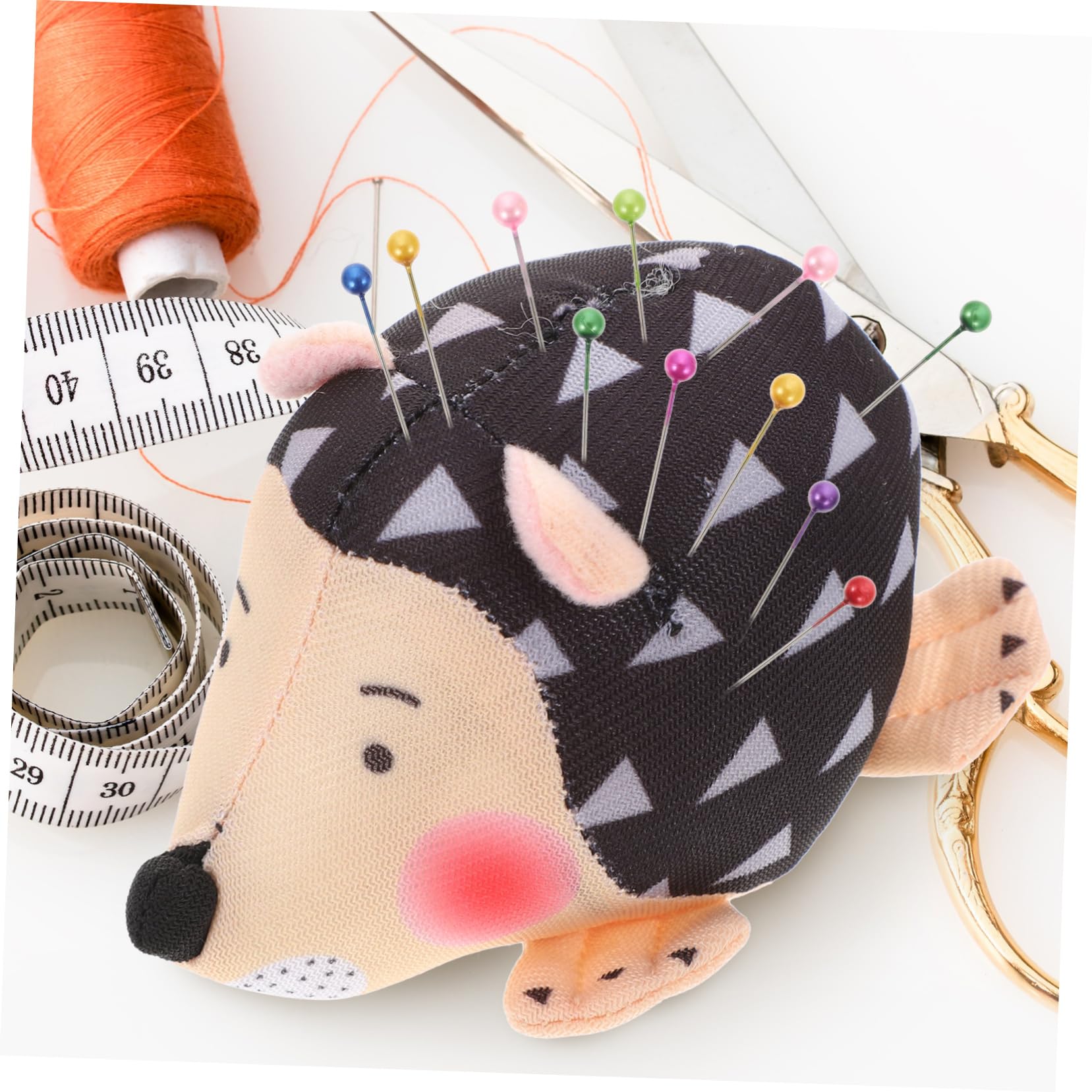 STOBOK 3juegos Alfiletero De Forma De Erizo Kit De Costura Con Alfileres Accesorios De Costura Para Manualidades y Bricolaje Para Acolchado