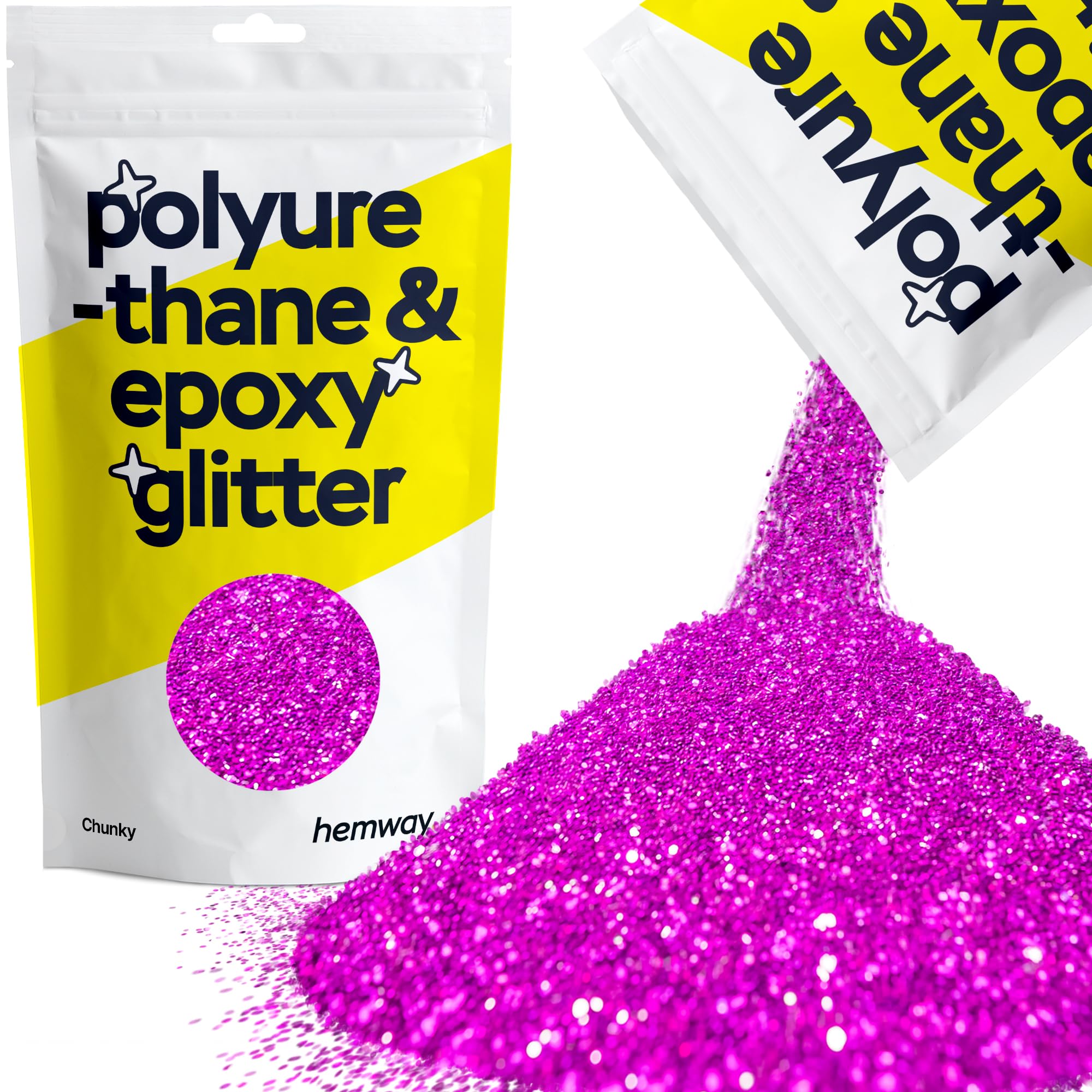 Hemway Resin Glitter Bronze Brown 100g Super Chunky | Polyurethane & Epoxy Glitter for Resin Crafts, Tumblers, Coasters, Floor & Table Art — view 194