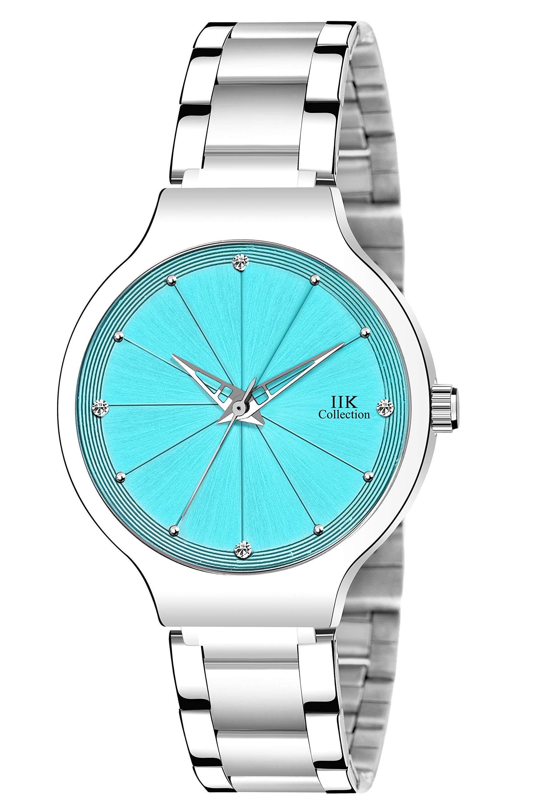IIK COLLECTION Analogue Green Dial Silver Bracelet Girls & Womens Wrist Watch (IIK-3053W) (B08QW22LM5) Amazon Price History, Amazon Price Tracker