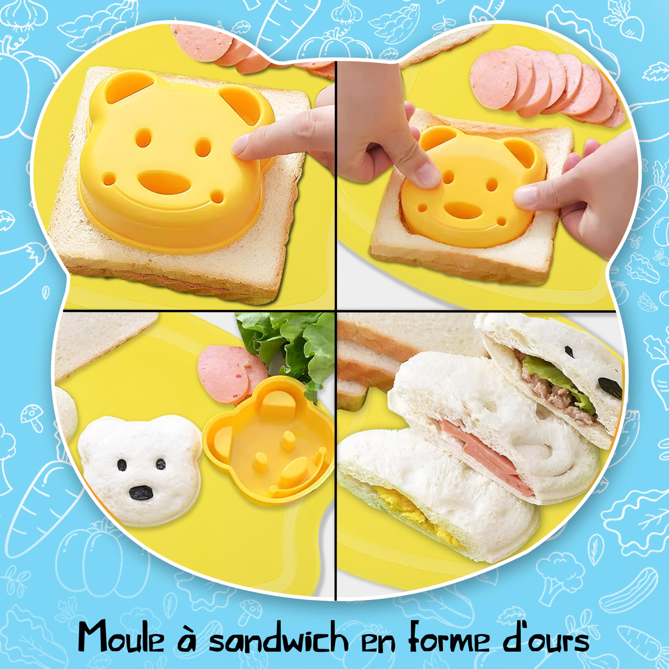 Couteau Enfant Qui ne Coupe Pas, Ustensiles de Cuisine Enfant, COOKINOOS Le Kit 14 Pièces Montessori, Couteaux Sécurité Cuisine Enfant 3 Ans, Couteau en Bois.