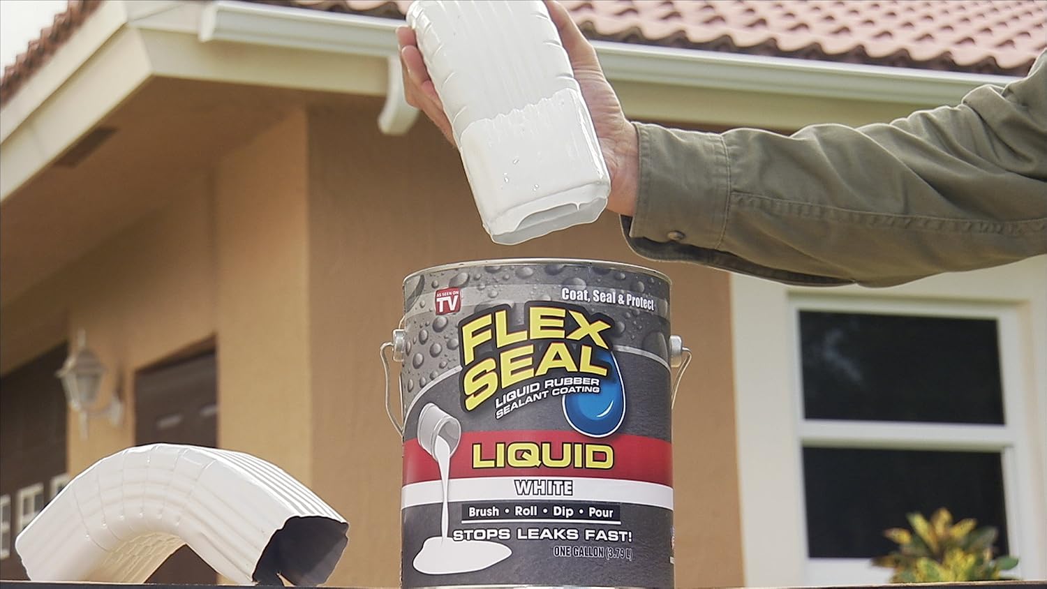 Flex Seal Liquid Rubber in a Can, 16-oz, White