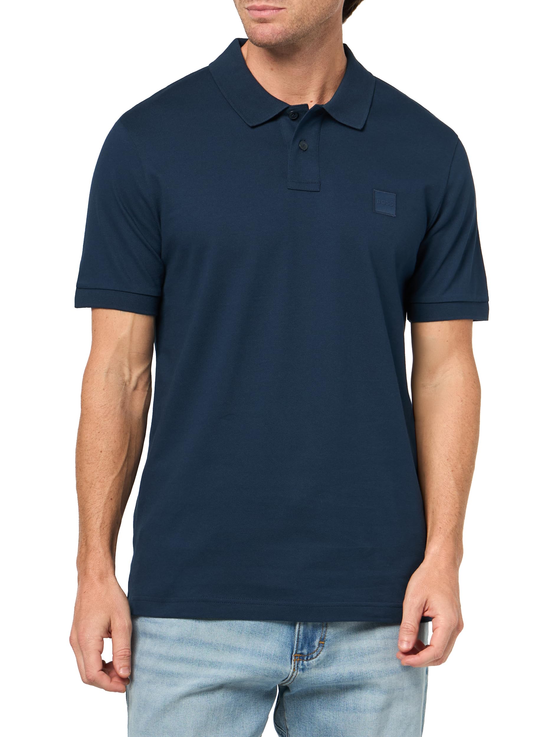 BOSS Square Patch Logo Polo