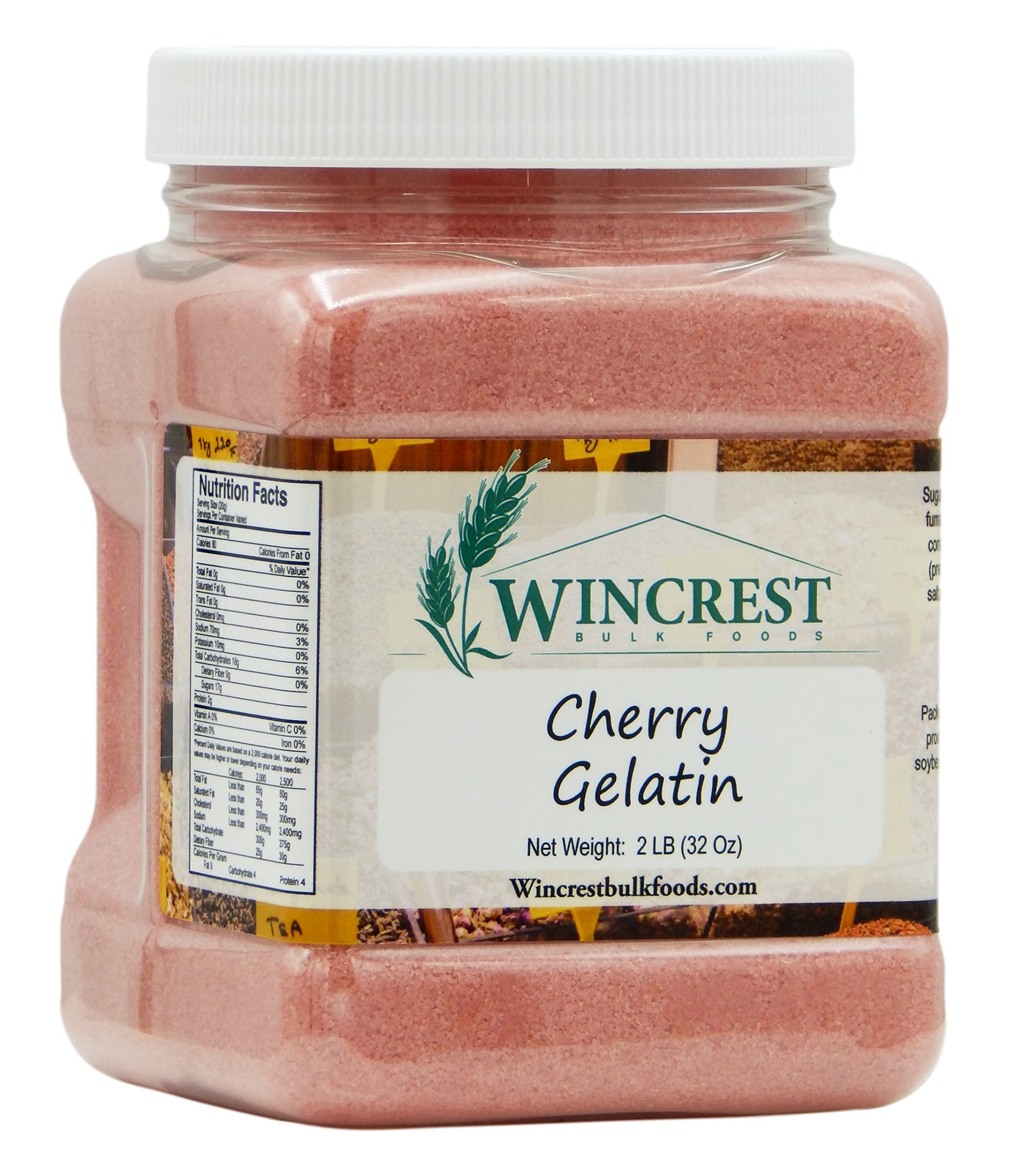 Instant Gelatin - 2 Lb Tub (Cherry)