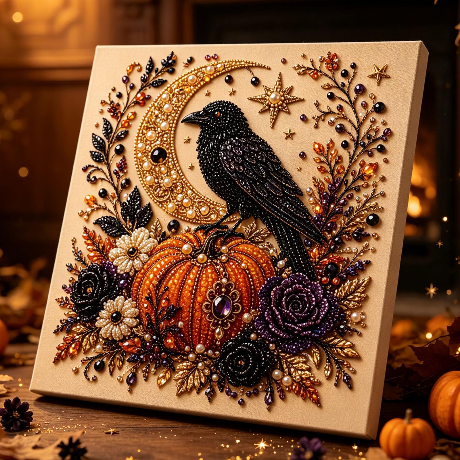 zoocco Halloween Pearl Art Kit for Adults (AA)