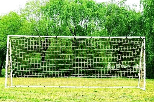 PASS 24 x 8 Ft. Official Size. Heavy Duty Steel Soccer Goal w/Net. Regulation Size Goals. Professional Practice Training Aid. 24x8 Foot. (2Net)